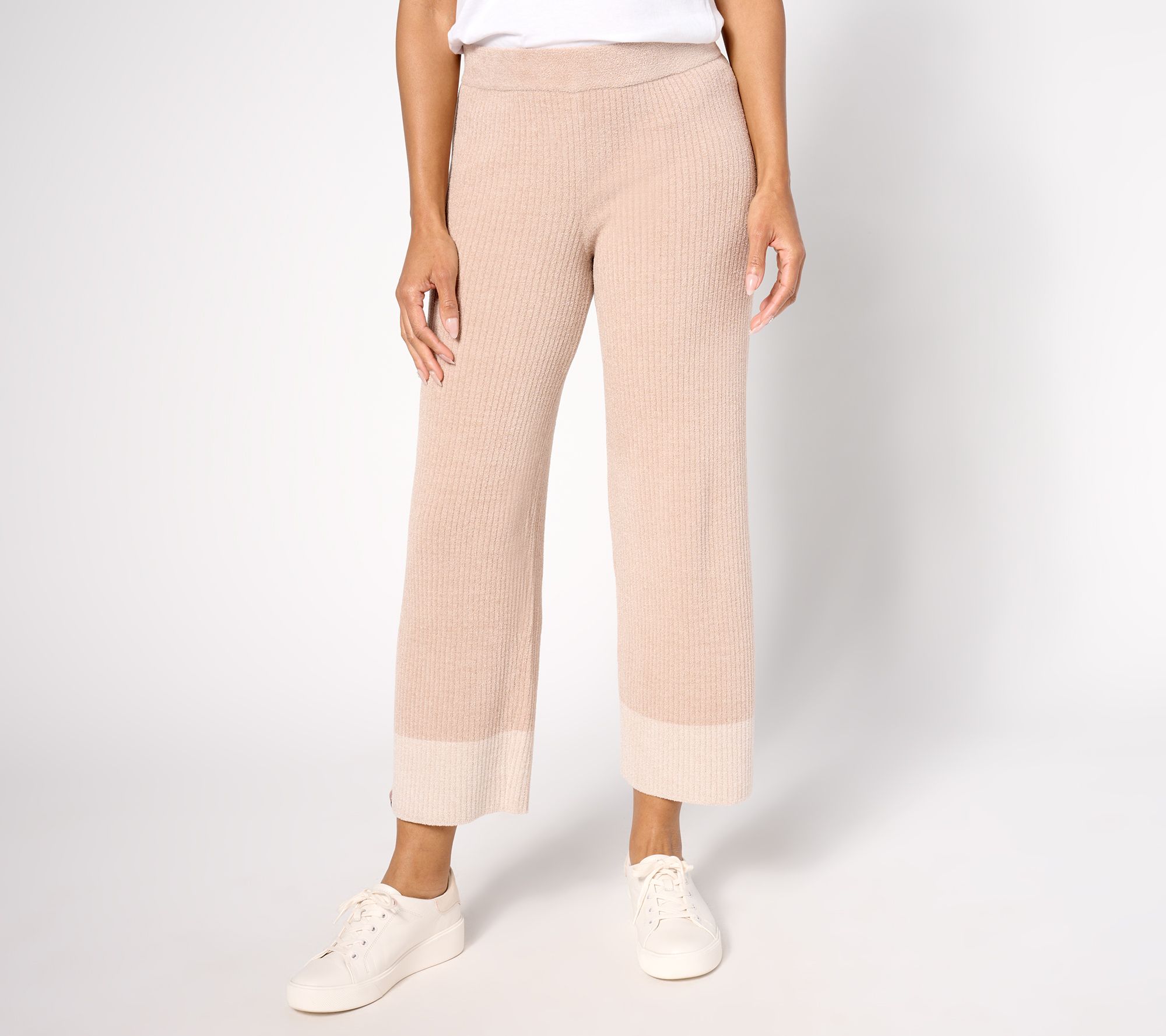 Barefoot Dreams Reg. CozyChic Ultra Lite Heather Blocked Ankle Pant