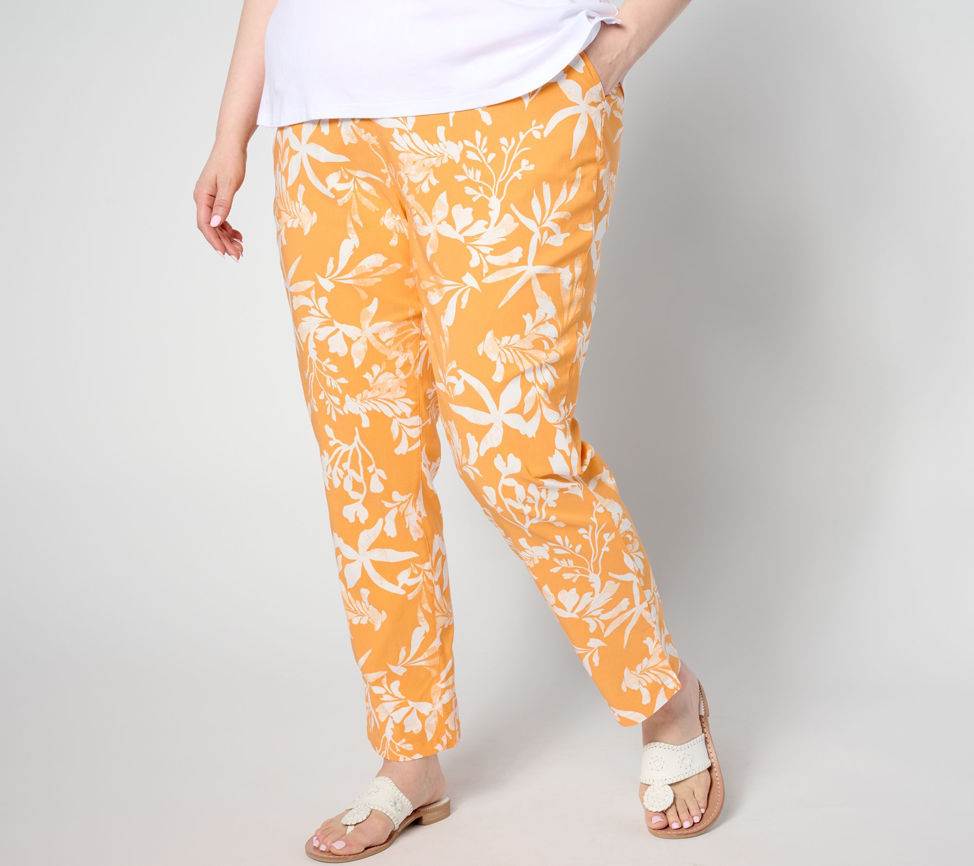 "As Is" Denim & Co. Regular Smart Stretch Air Straight Leg Ankle Pant