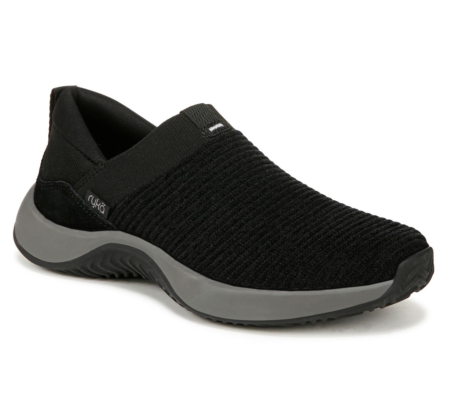 Ryka Sporty Slip ons Encore Knit Plus QVC