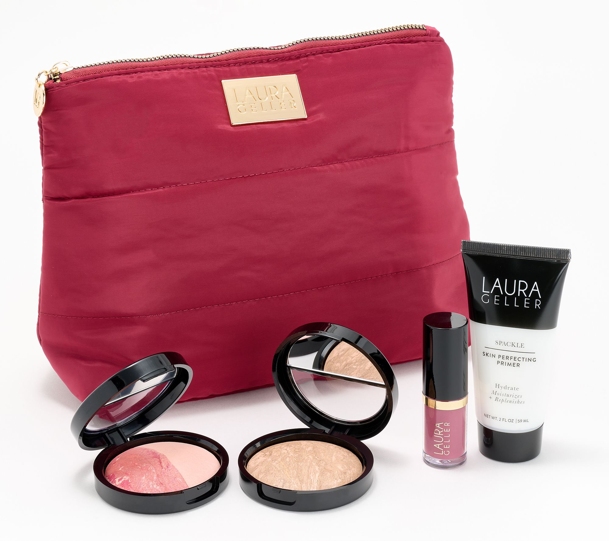 Laura Geller Hydrate & Glow 4-Piece Collection with Bag