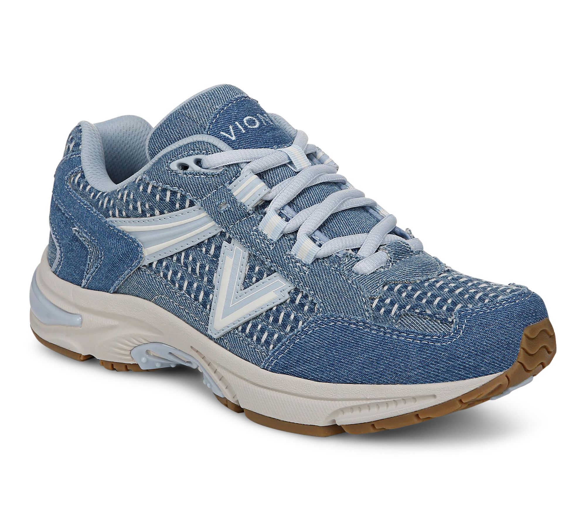 Vionic Leather Lace-Up Walking Sneaker 23 Walk 2.0