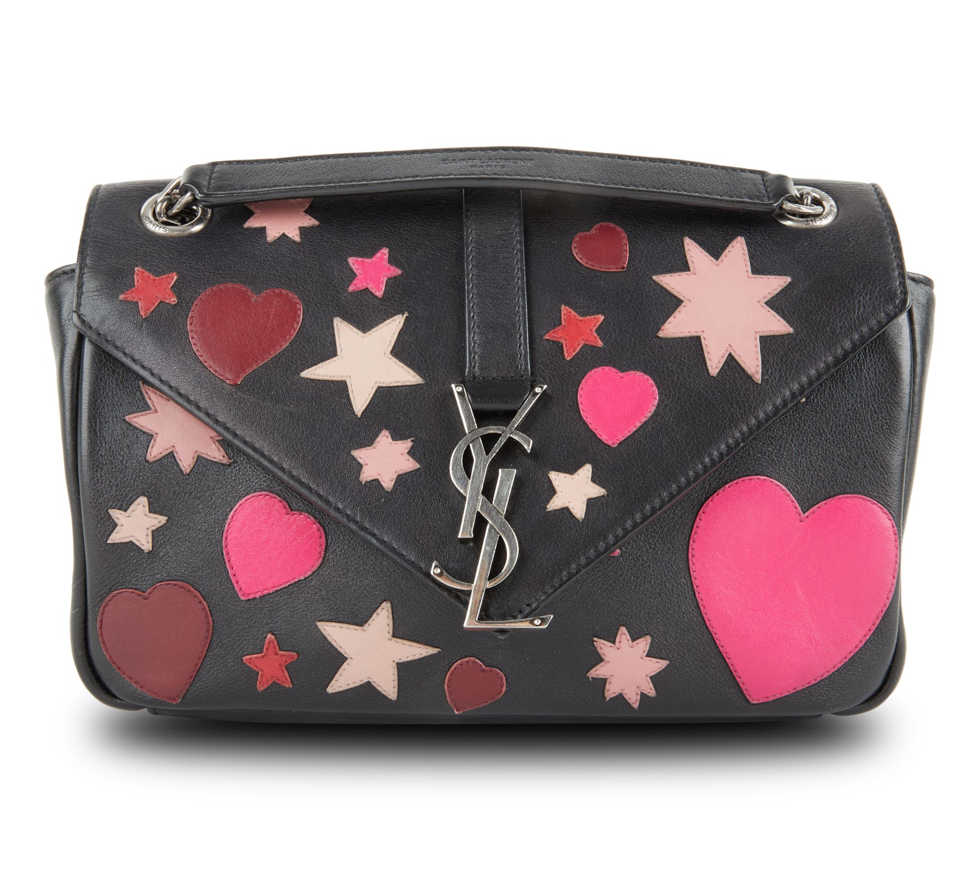 Pre-Owned Yves Saint Laurent Heart & Stars Chai n Shoulder Bag