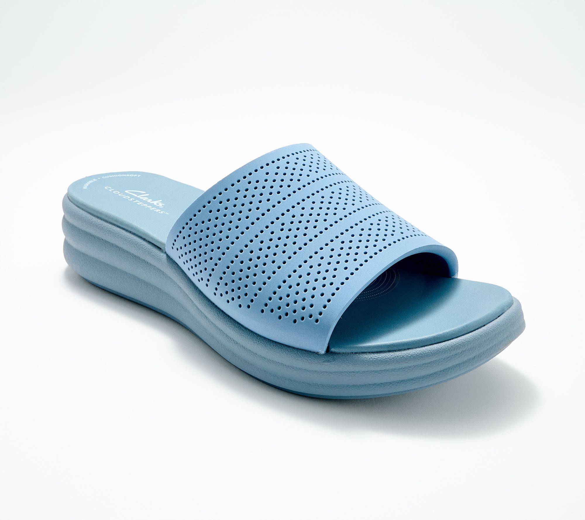 Clarks Cloudsteppers Washable Slide Sandals - Drift Twist