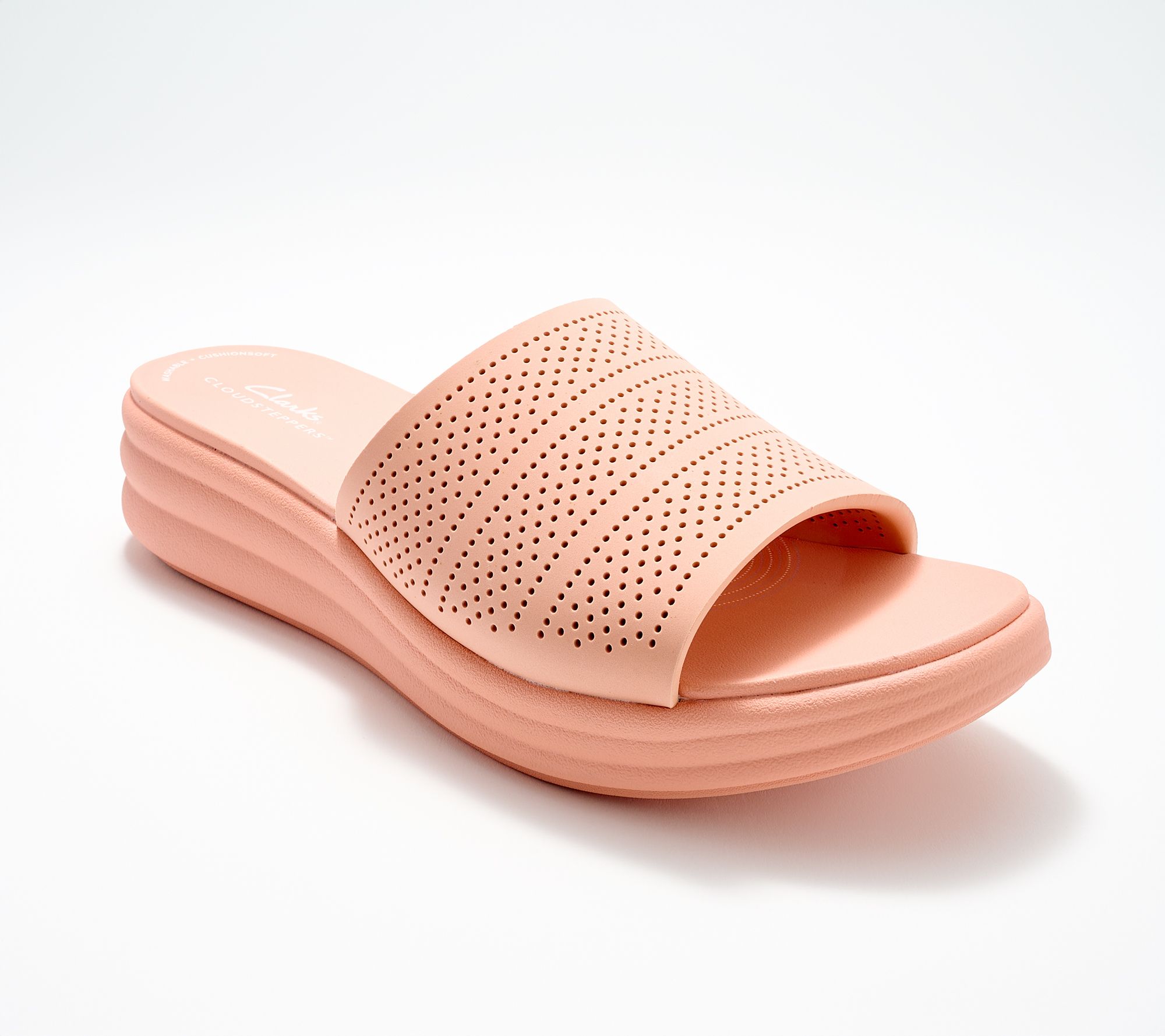 Clarks Cloudsteppers Washable Slide Sandals - Drift Twist