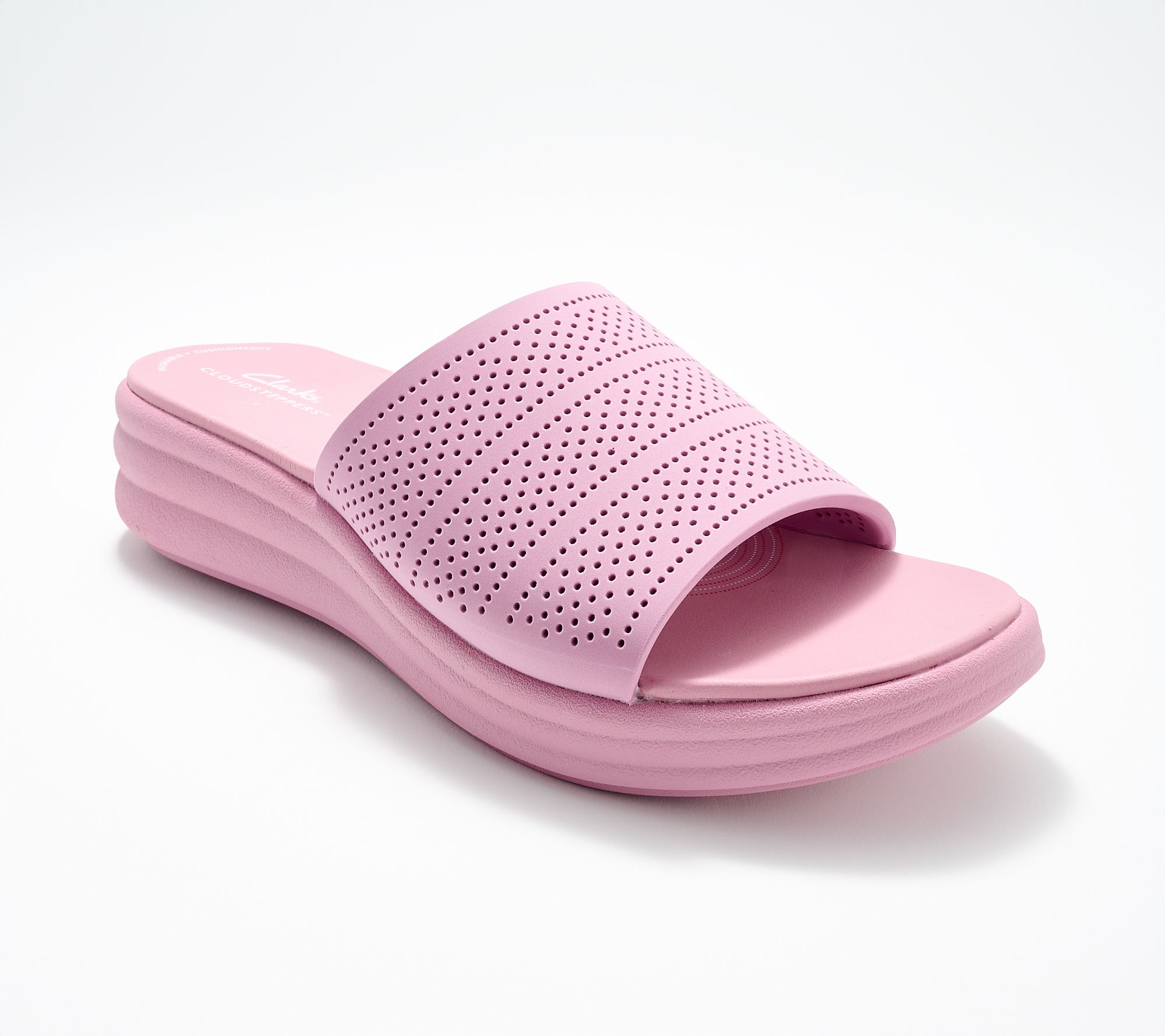 Clarks Cloudsteppers Washable Slide Sandals - Drift Twist
