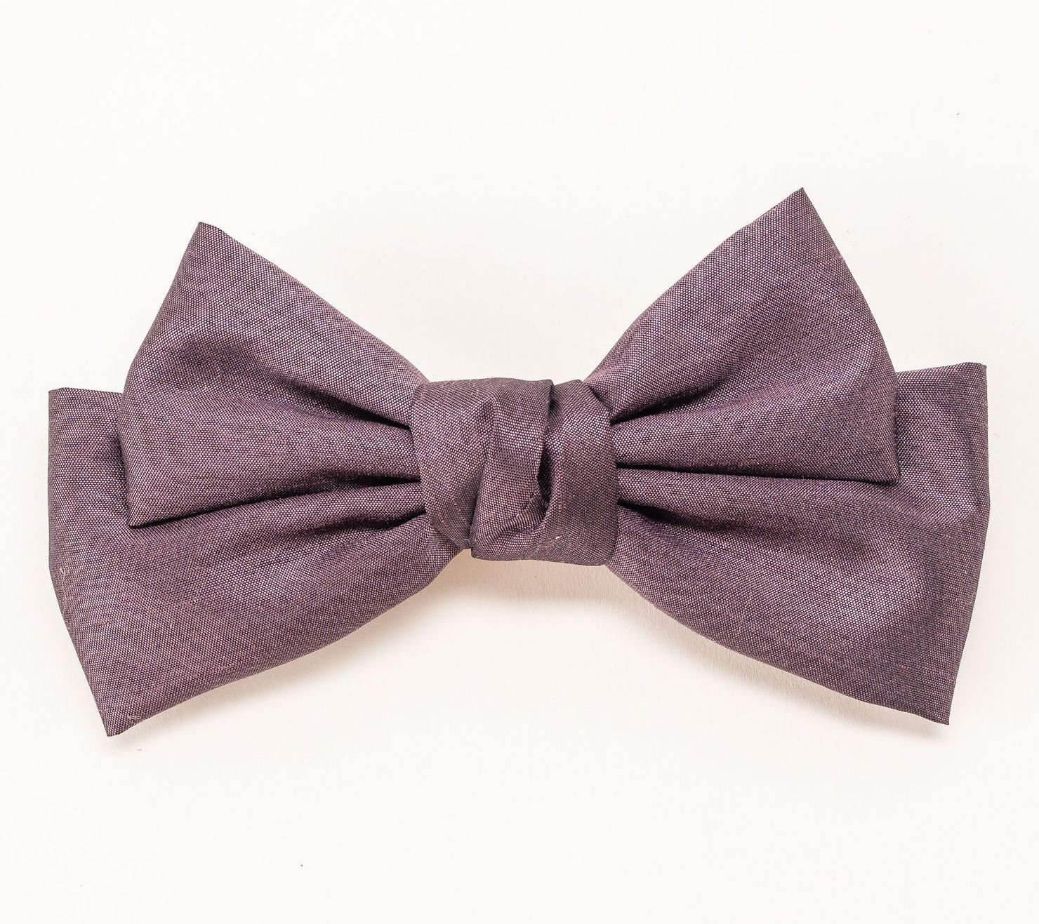 Violet & Brooks Brynn Dupioni Silk 6" Bow Barrette