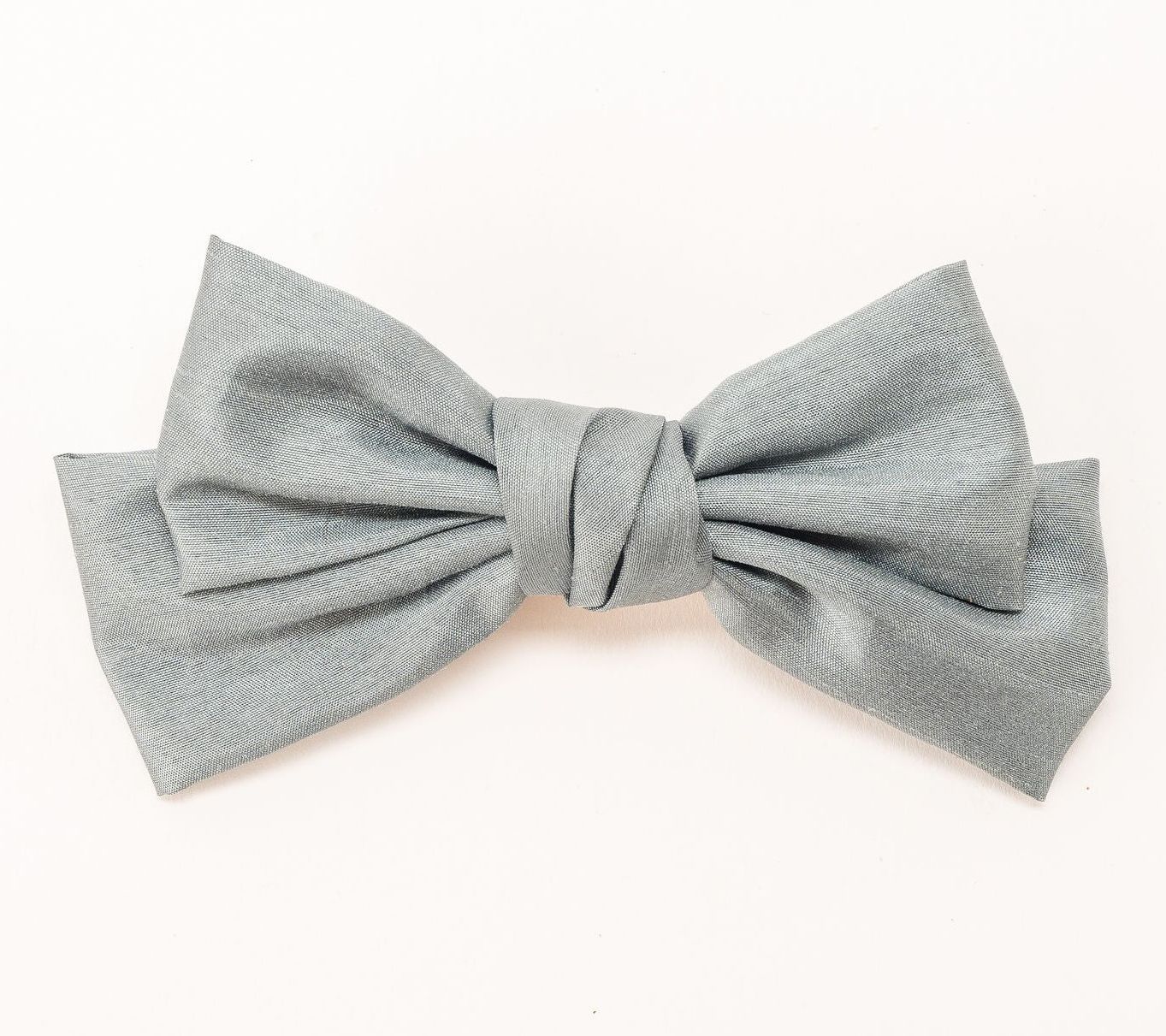 Violet & Brooks Brynn Dupioni Silk 6" Bow Barrette