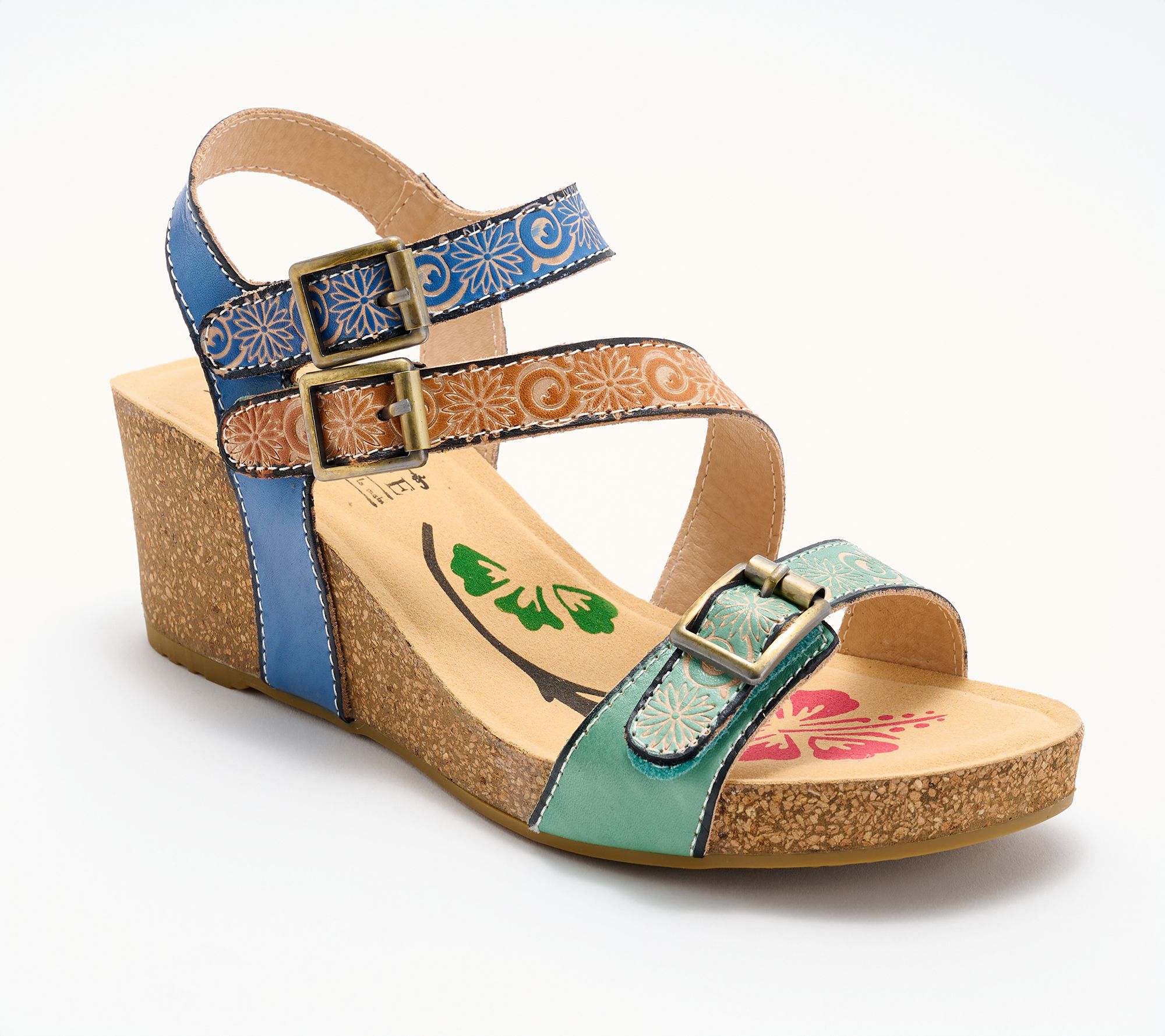 L'Artiste by Spring Step Wedge Sandals Tanja