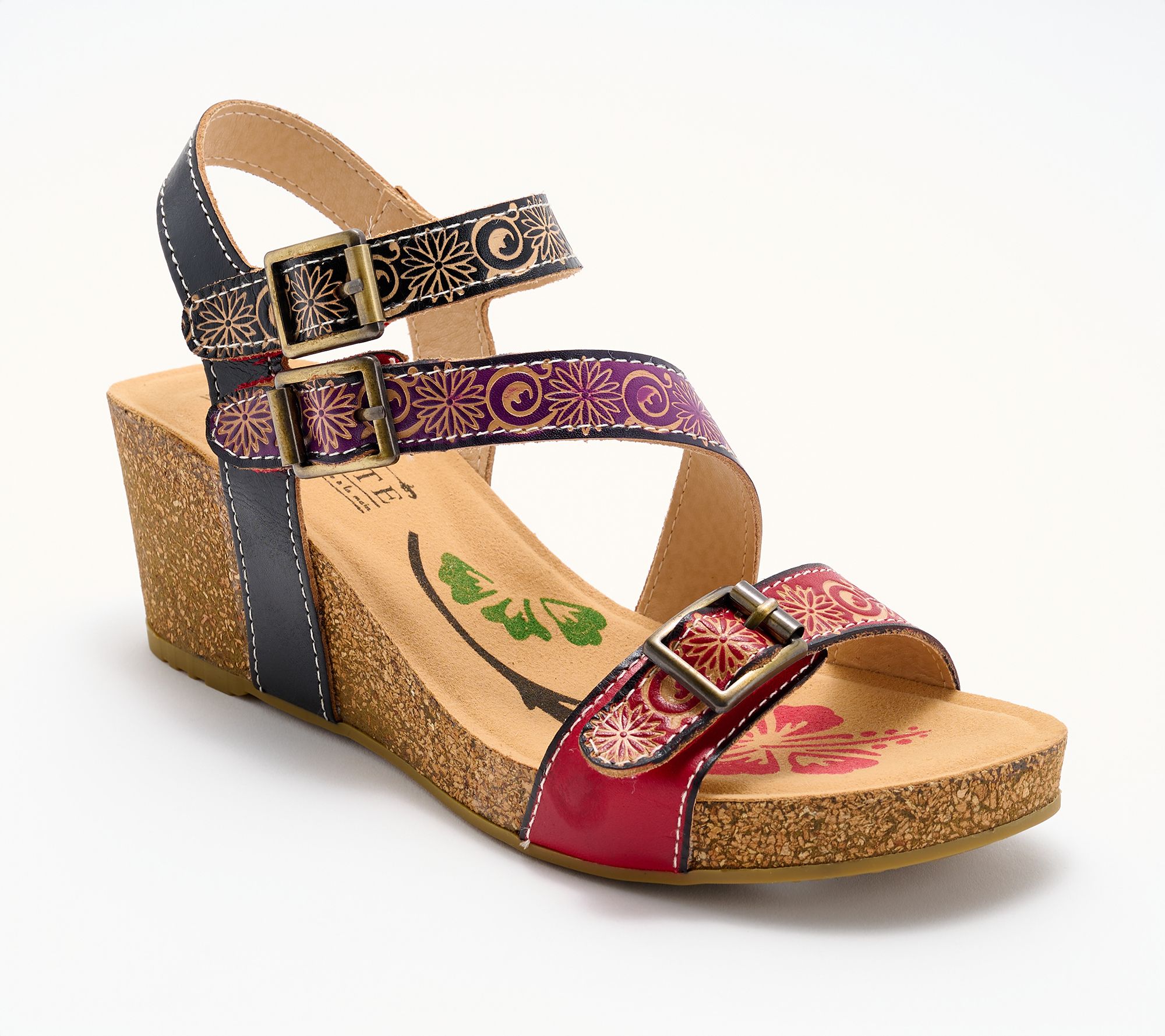 L'Artiste by Spring Step Wedge Sandals Tanja