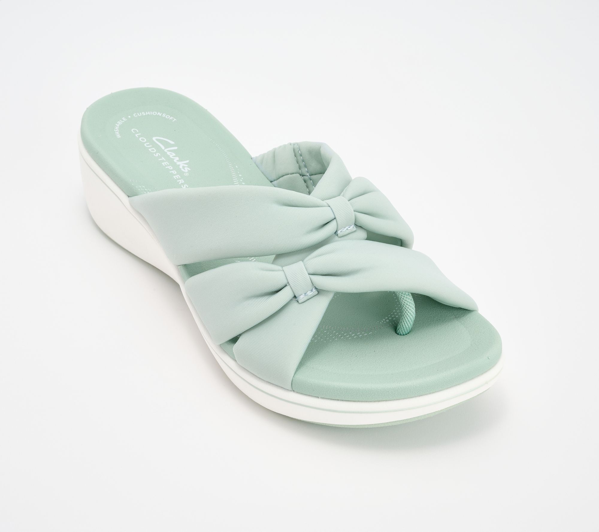 Clarks Cloudsteppers Washable Thong Sandals - BreezeRae Ava