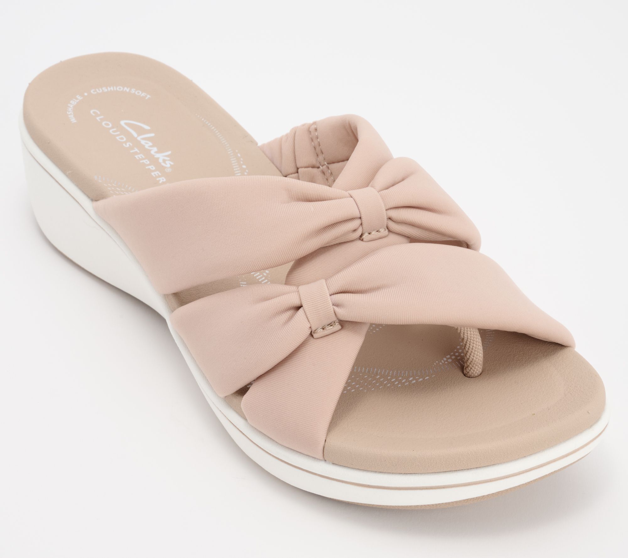 Clarks Cloudsteppers Washable Thong Sandals - BreezeRae Ava