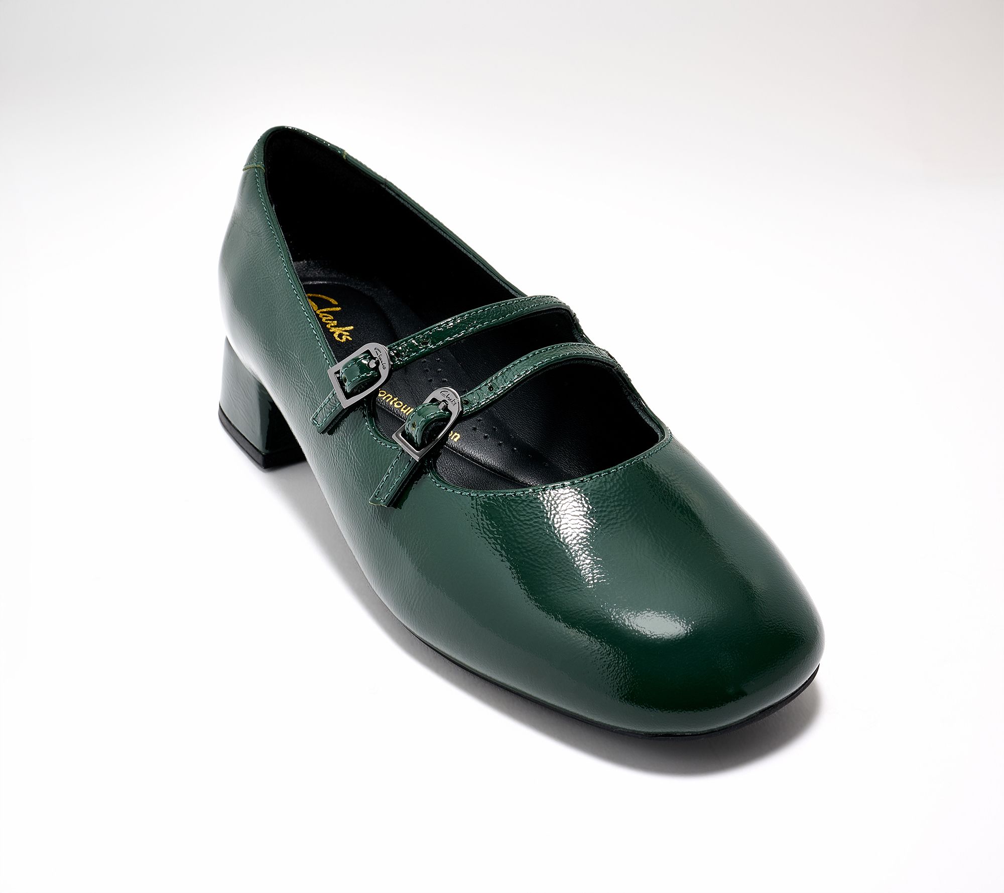 Clarks Signature Leather Mary-Janes- Daiss30 Shine