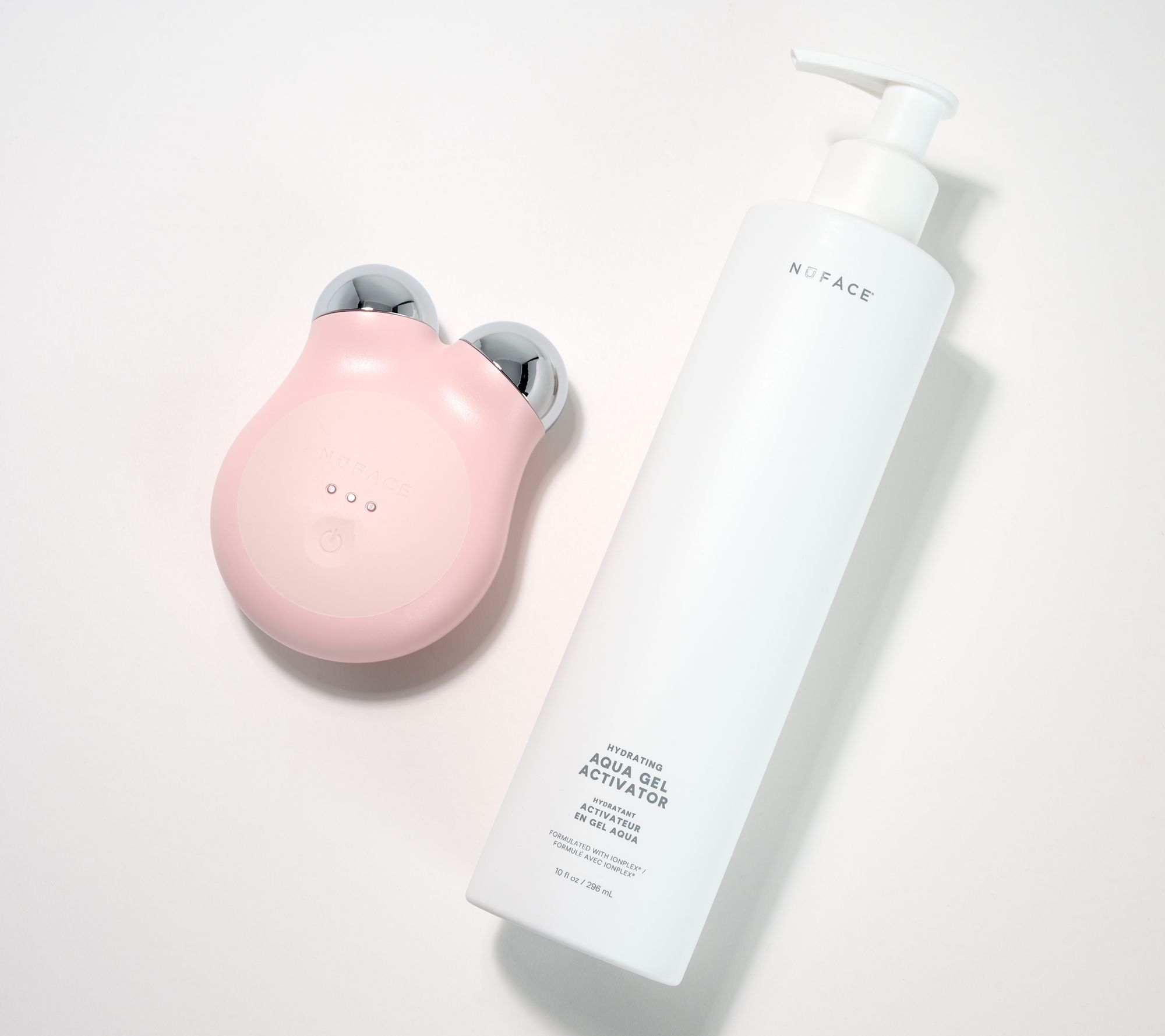 NuFace Mini+ Facial Toning Device w/ 10 oz Aqua Gel