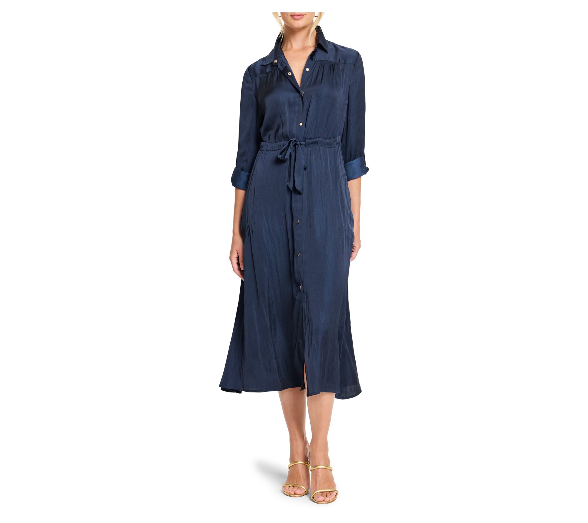 NIC+ZOE Glossy Crinkle Julie Dress