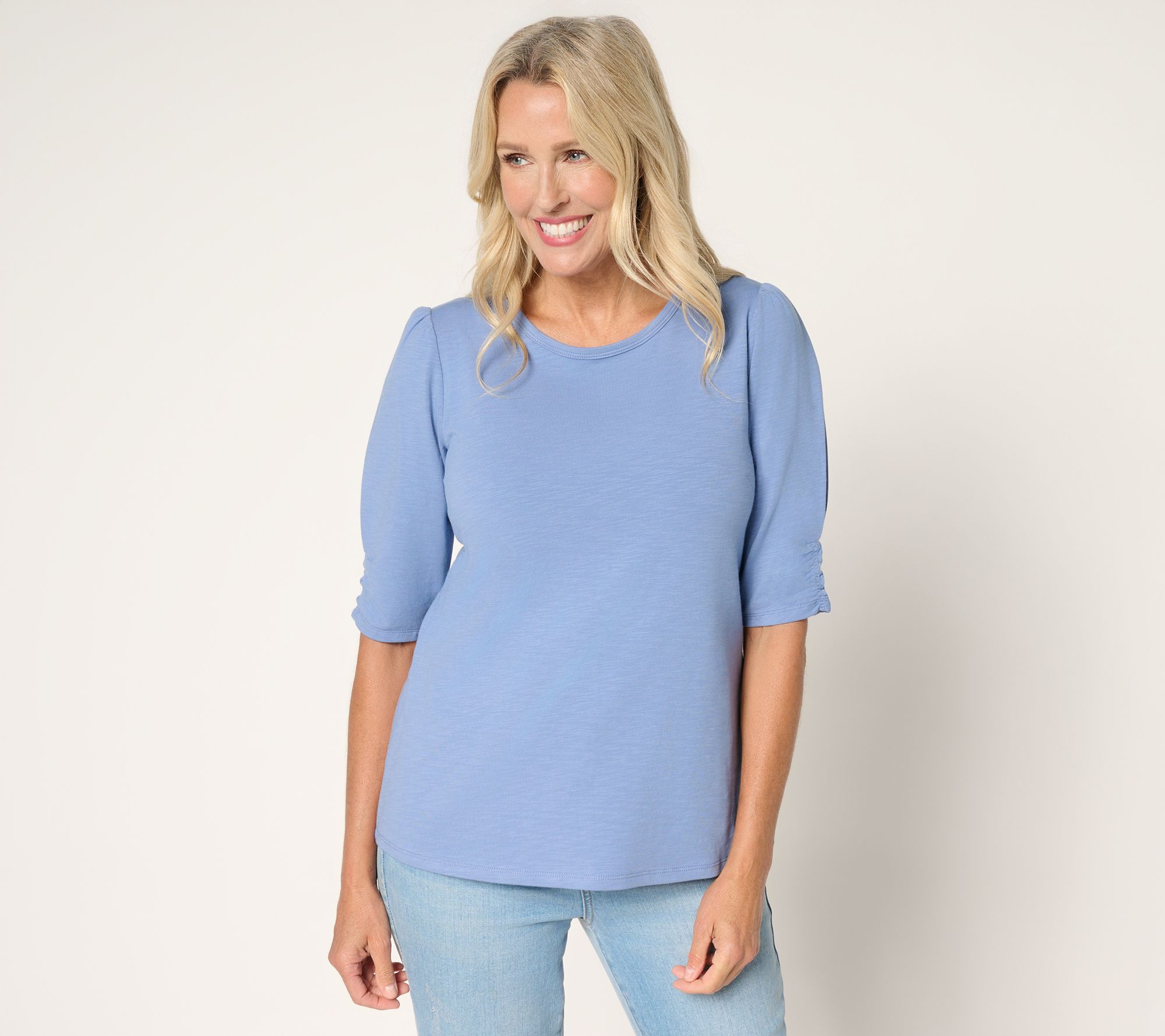 Ree by The Pioneer Woman Essentials Puff Sleeve Top