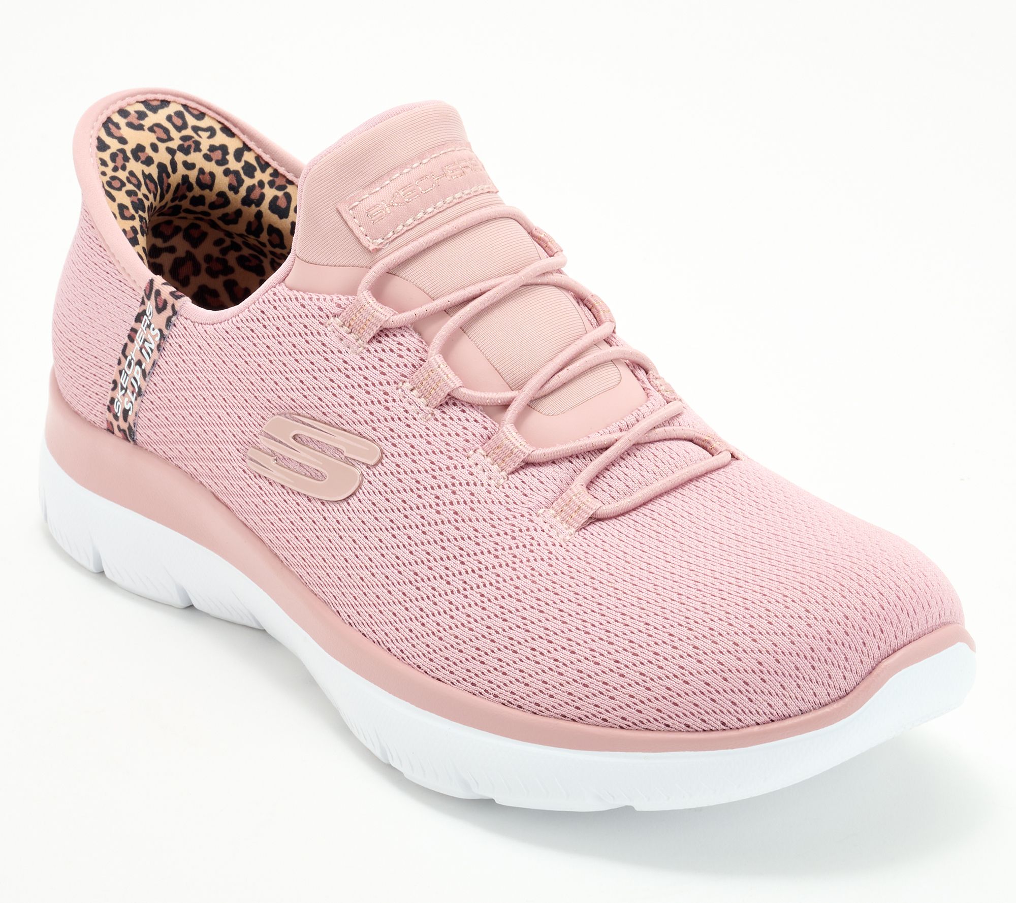 "As Is" Skechers Slip Ins Summits Animal Bungee Sneaker