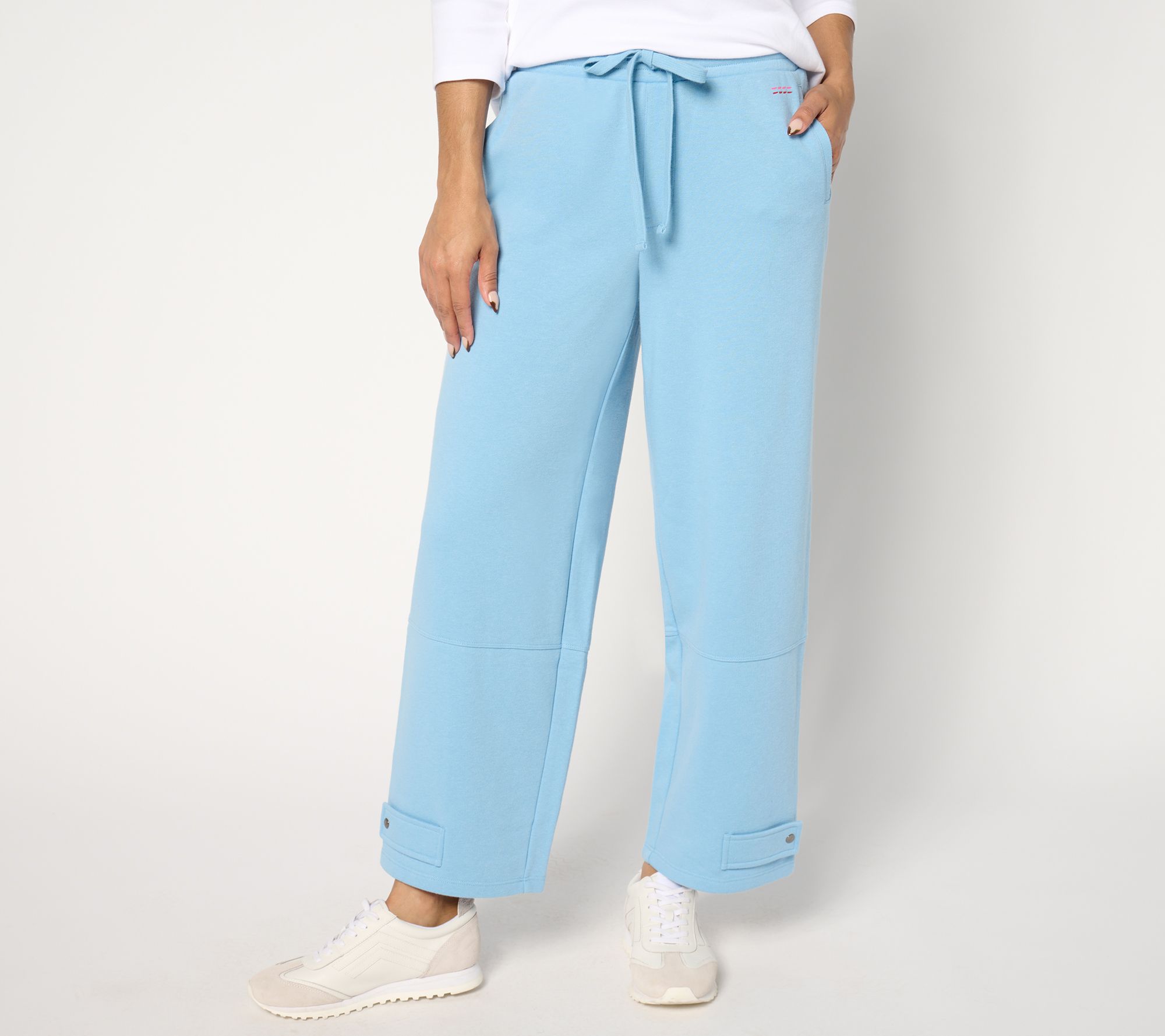 "As Is" Ali & Mally x Peace Love World Reg Ankle Pants w/ Tab Hem Detail