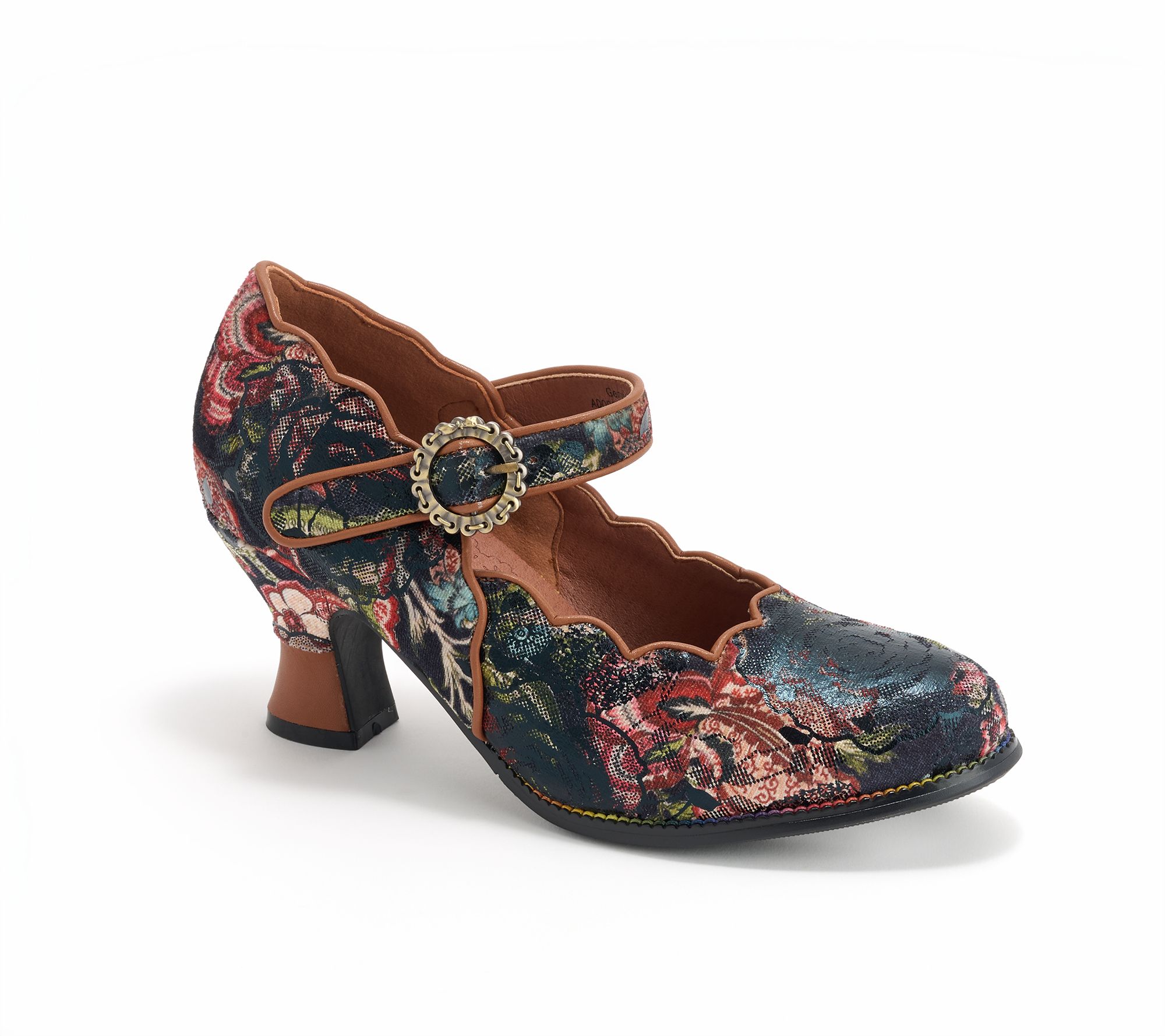 L'Artiste by Spring Step Heeled Mary Janes - Adodora-Prit