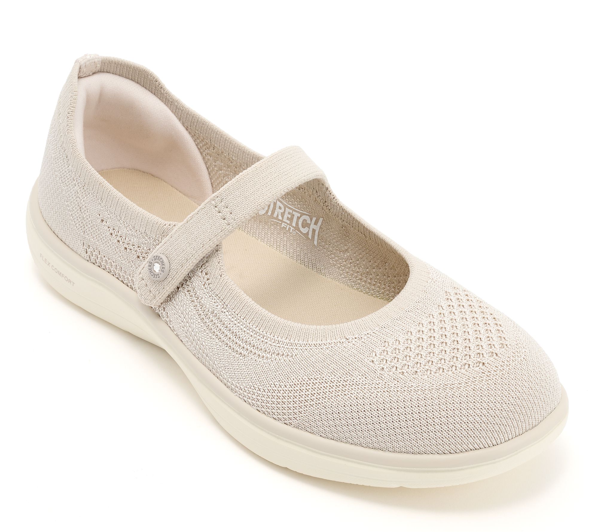 "As Is" Skechers On-the-Go Flex Radiant Vegan Knit Mary-Janes