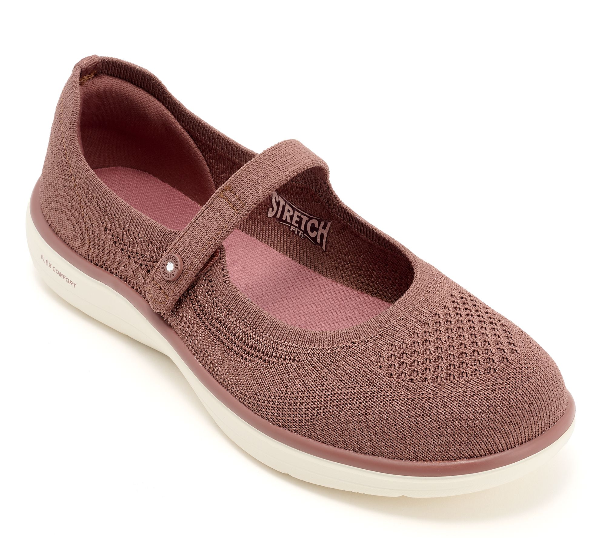 "As Is" Skechers On-the-Go Flex Radiant Vegan Knit Mary-Janes