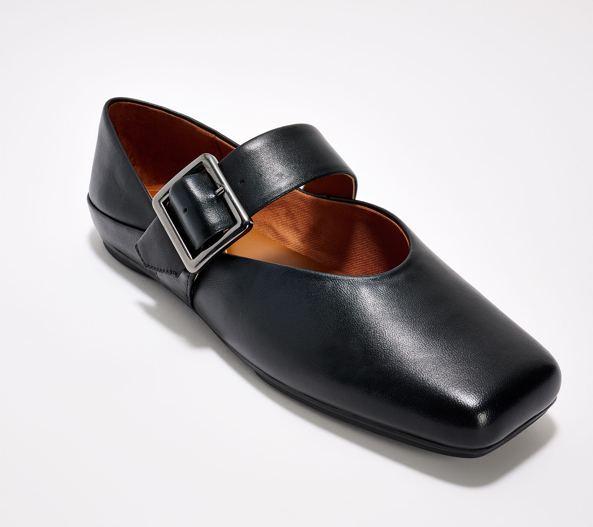 Franco Sarto Big Buckle Mary Janes - Oakes