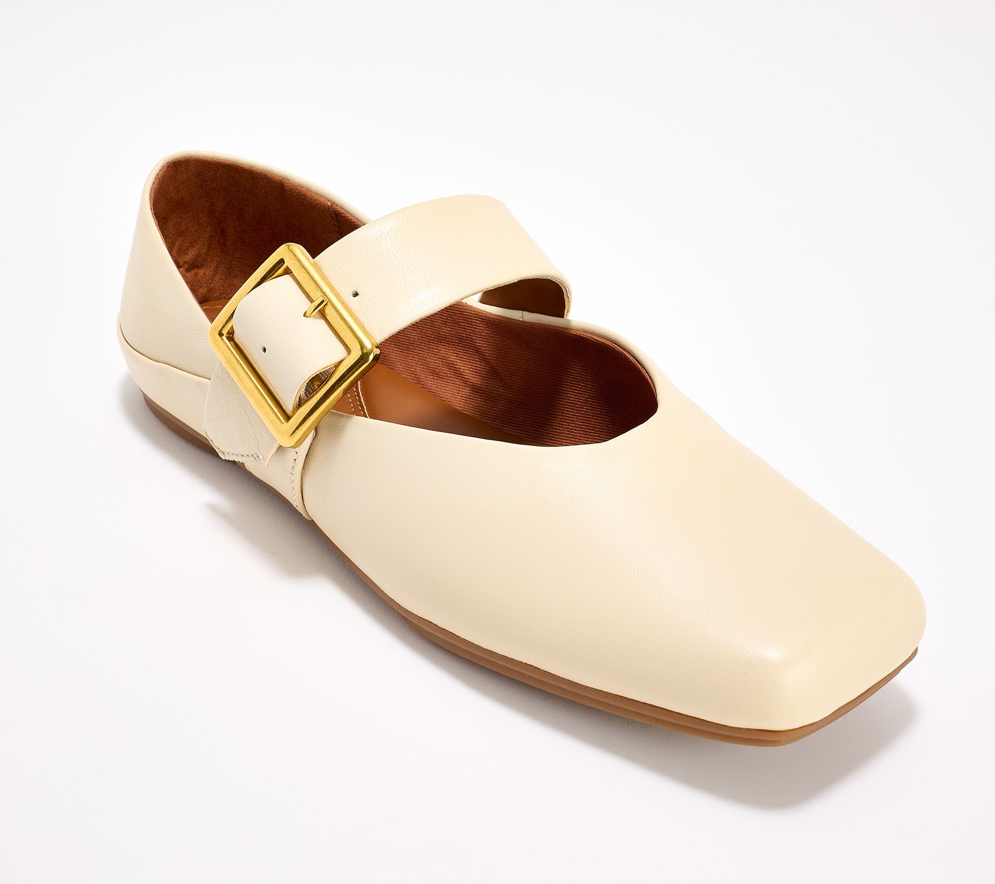 Franco Sarto Big Buckle Mary Janes - Oakes