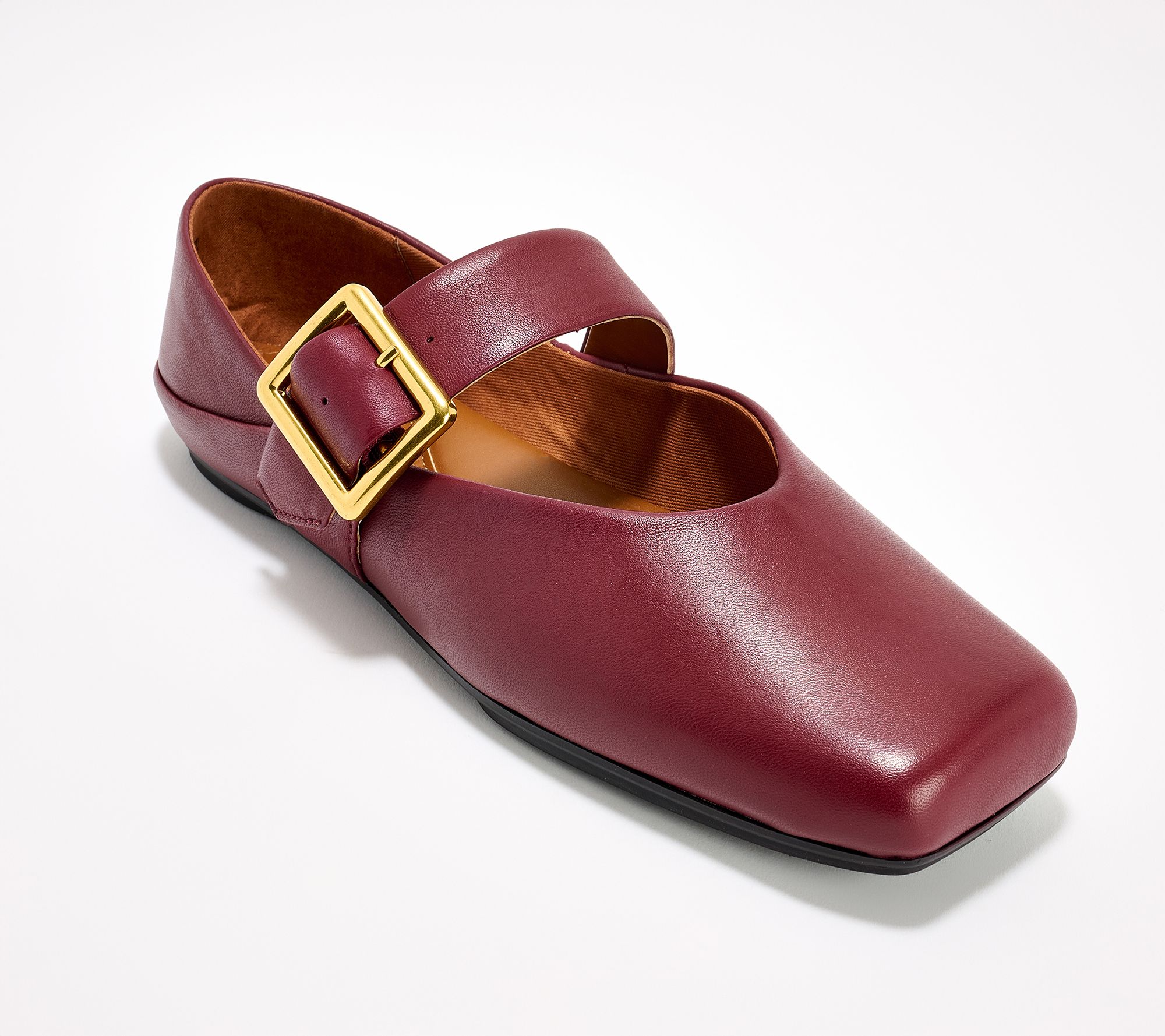 Franco Sarto Big Buckle Mary Janes - Oakes