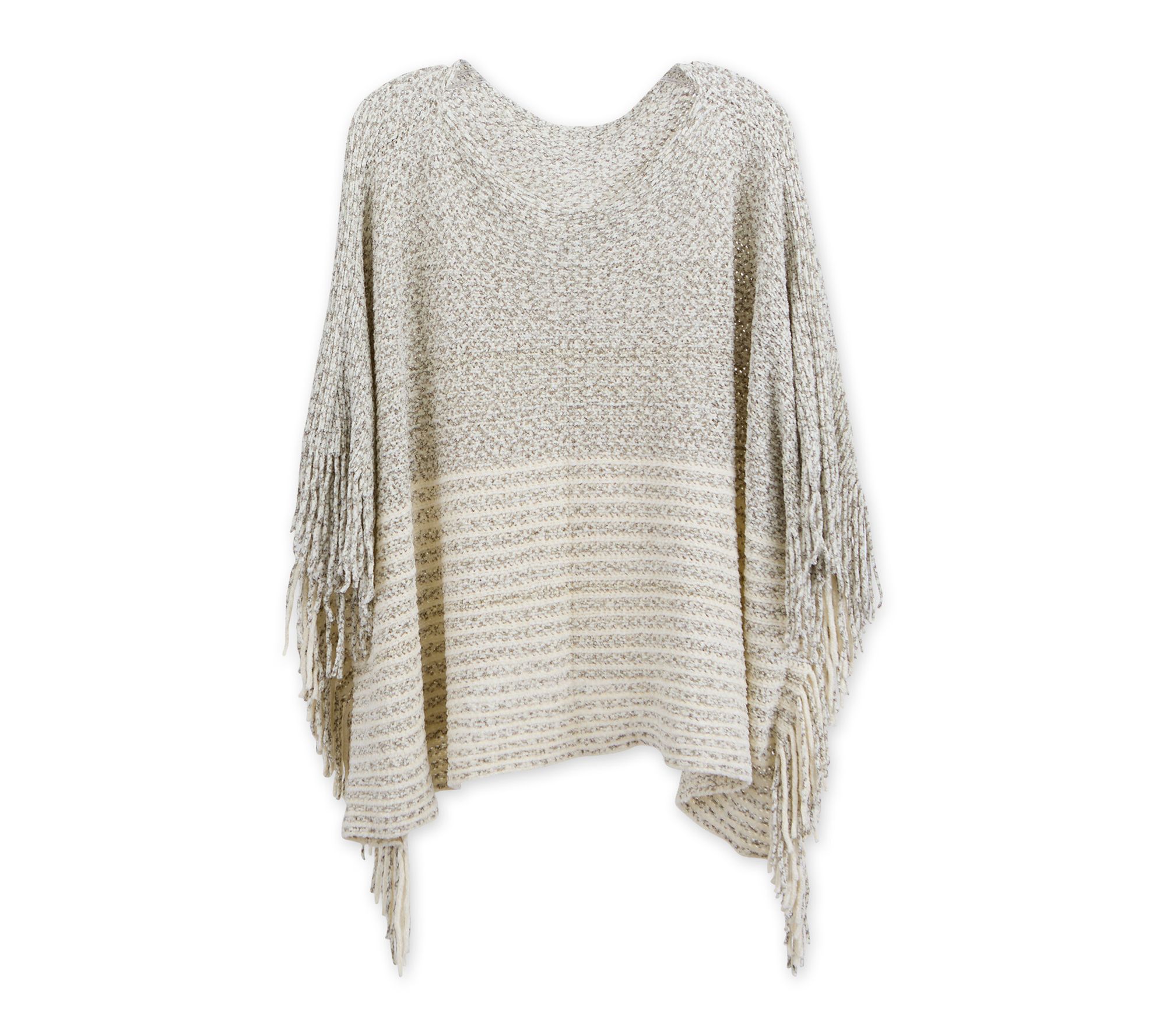Hadley Wren Amber Chenille Fringe Poncho