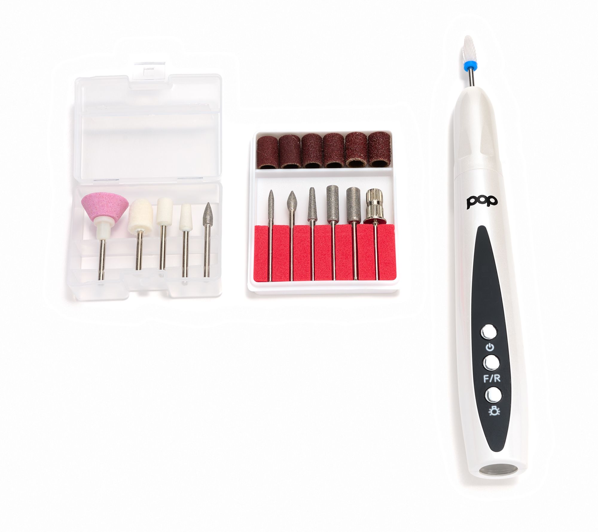 Pop Sonic Electric Nail File w/ Attachments