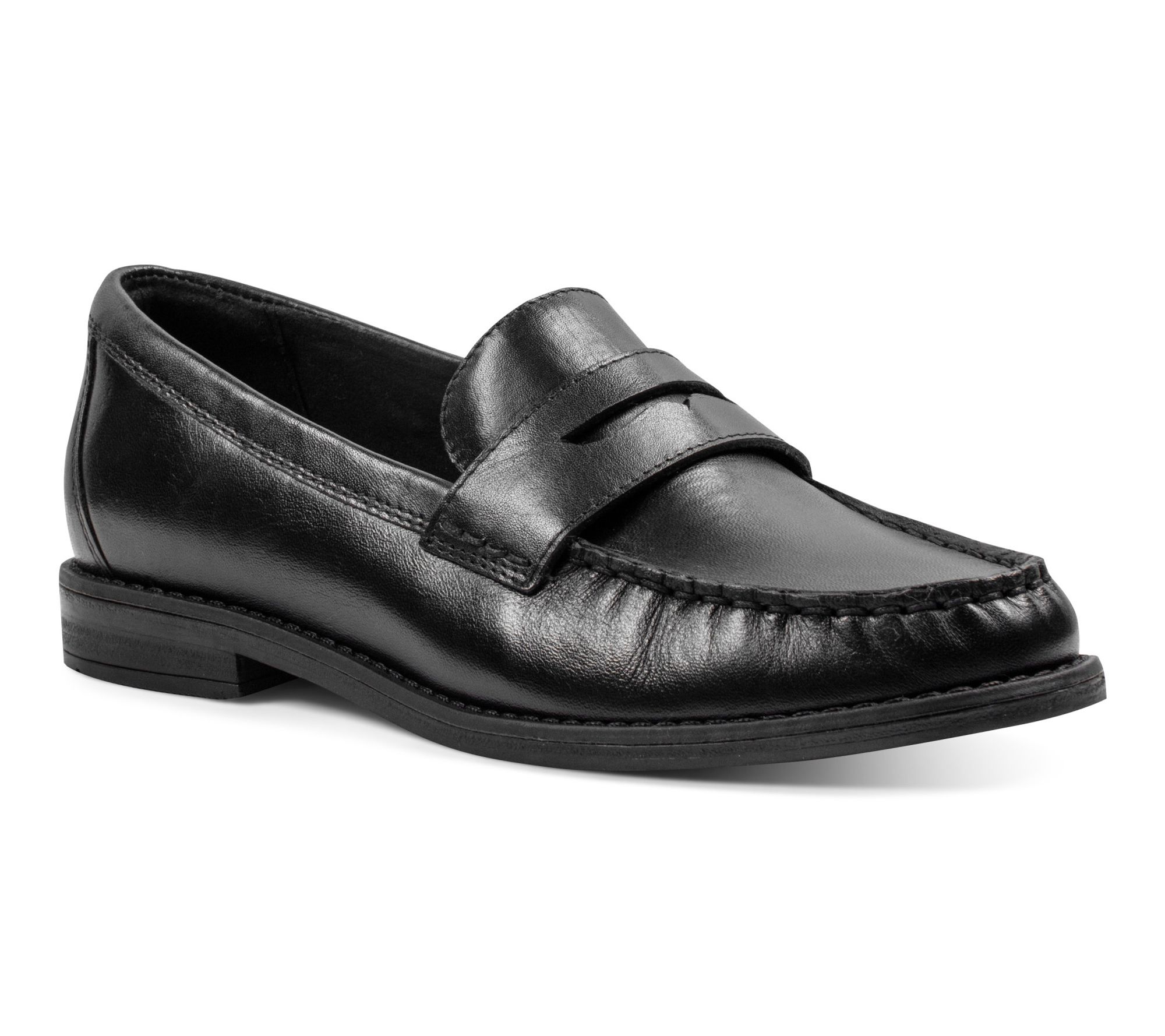 Rockport Weslin Leather Moc Toe Penny Loafers