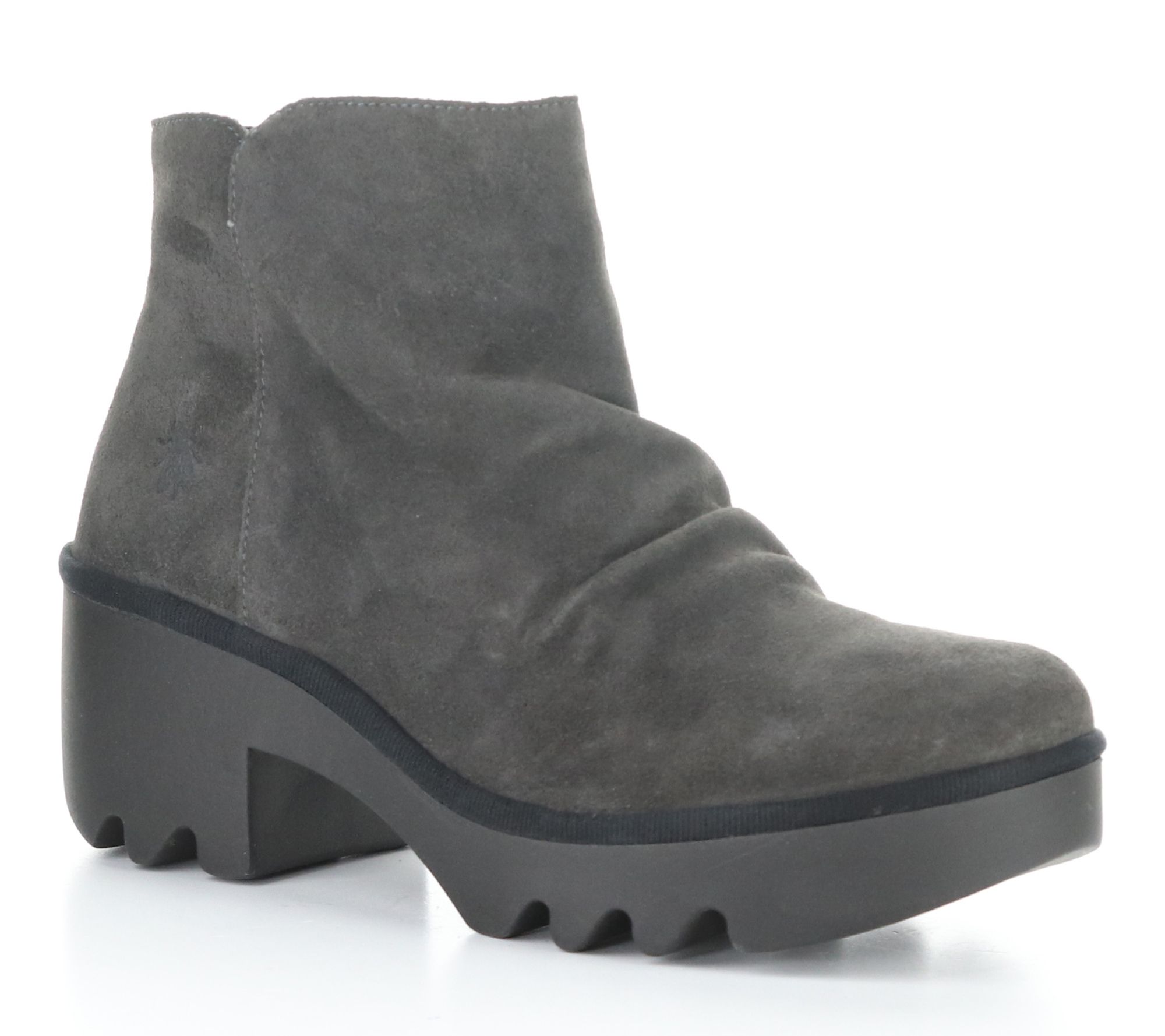 Fly London Oil Suede Side Zip  Boot  - Tulp592Fly