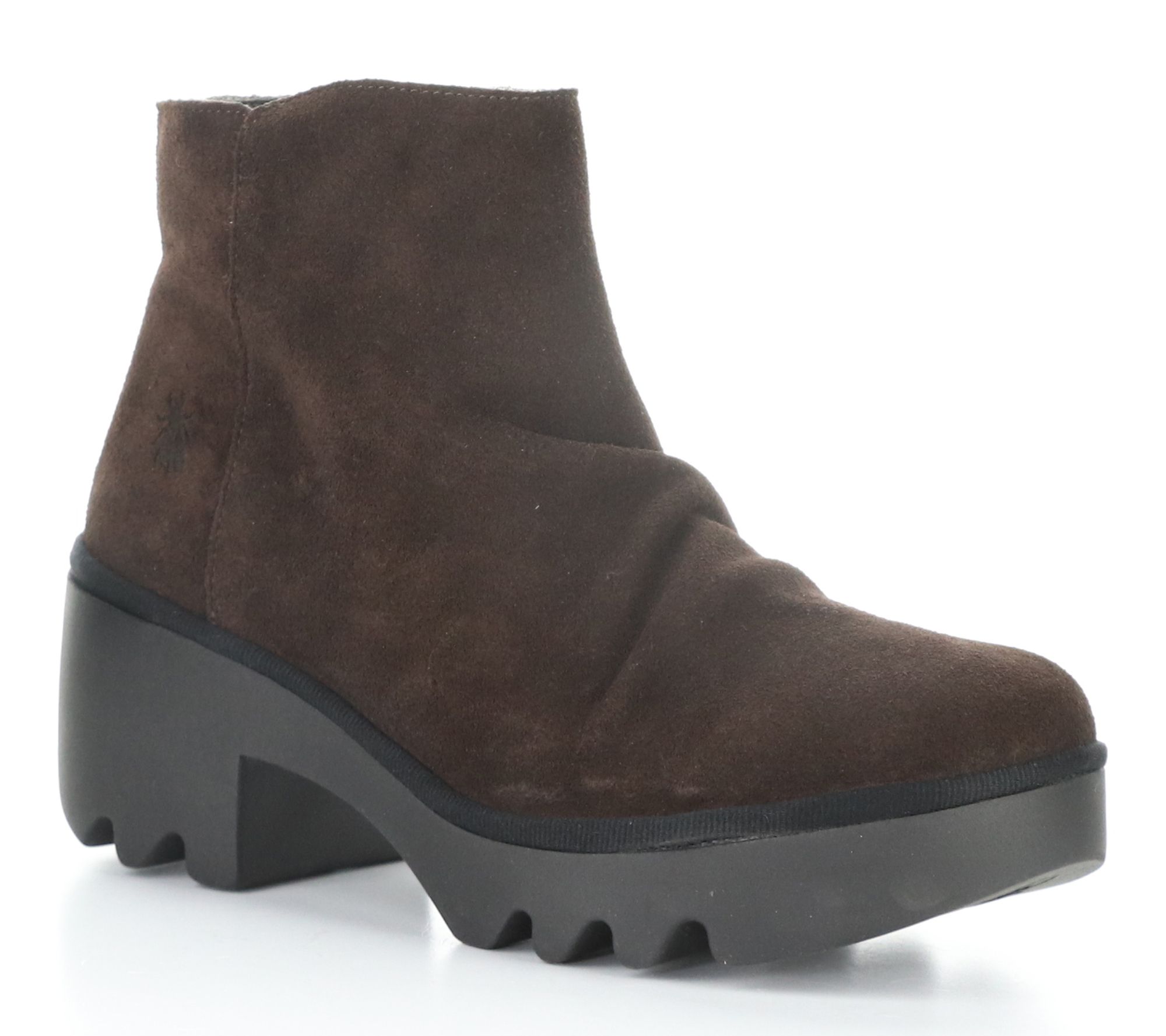 Fly London Oil Suede Side Zip  Boot  - Tulp592Fly
