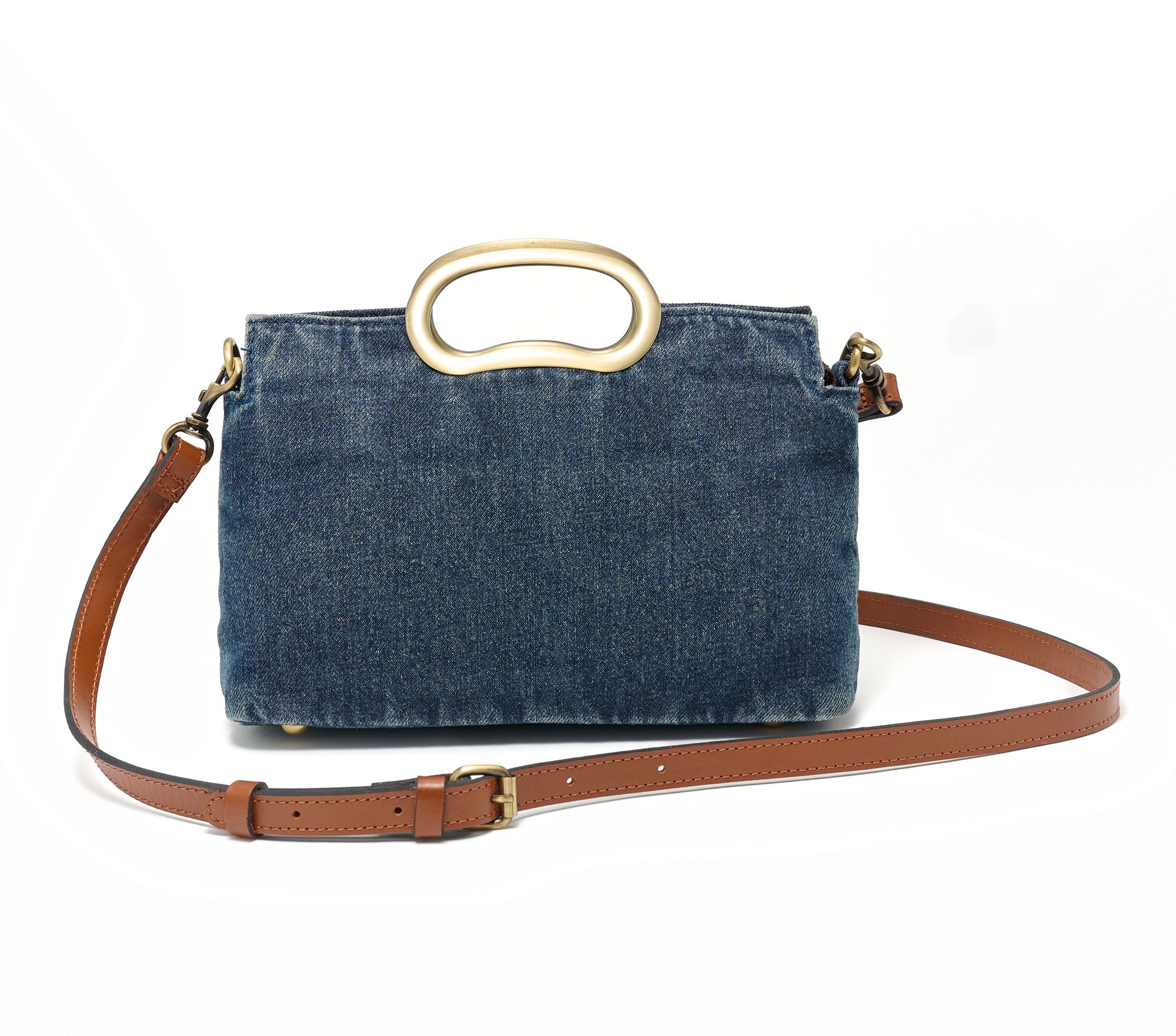  Patricia Nash Karine Leather Top Handle Crossbody