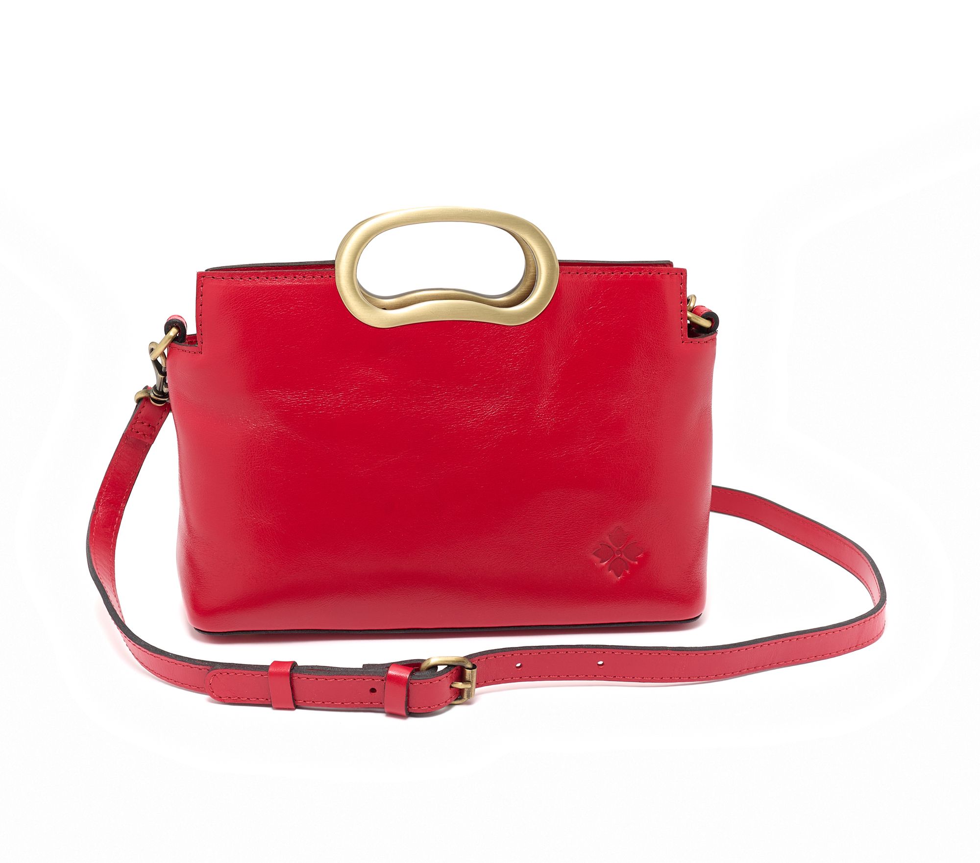 Patricia Nash Karine Leather Top Handle Crossbody