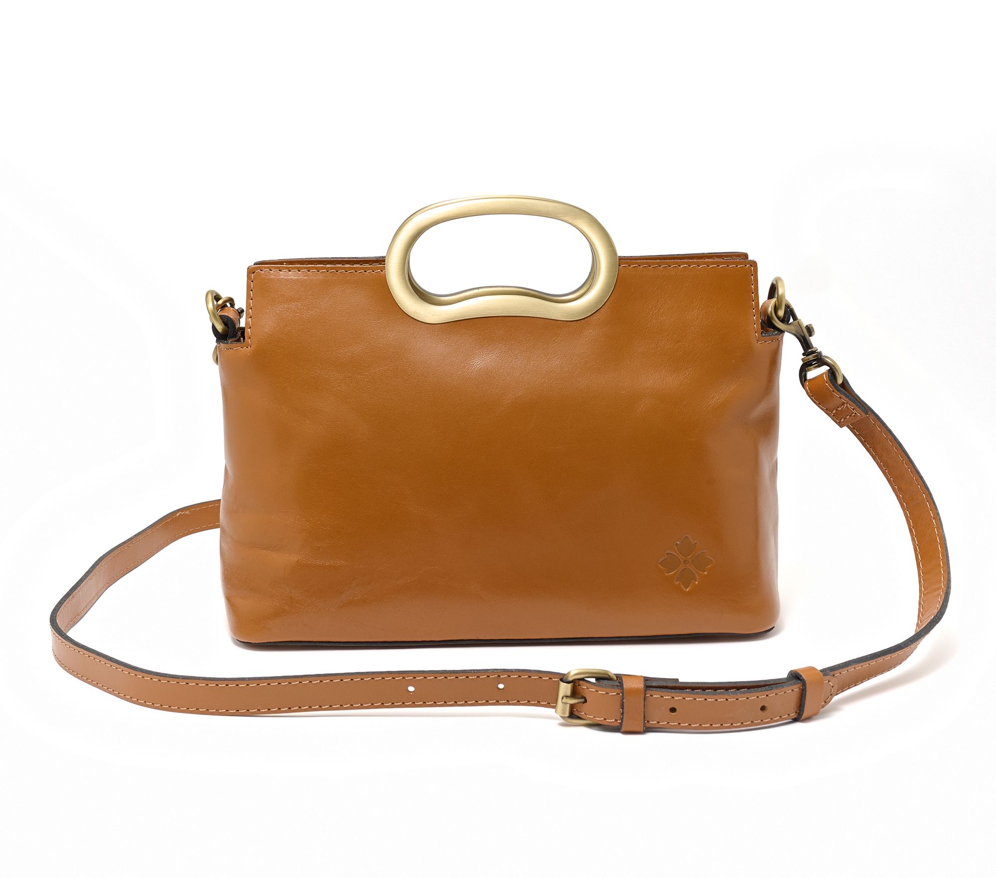 Patricia Nash Karine Leather Top Handle Crossbody