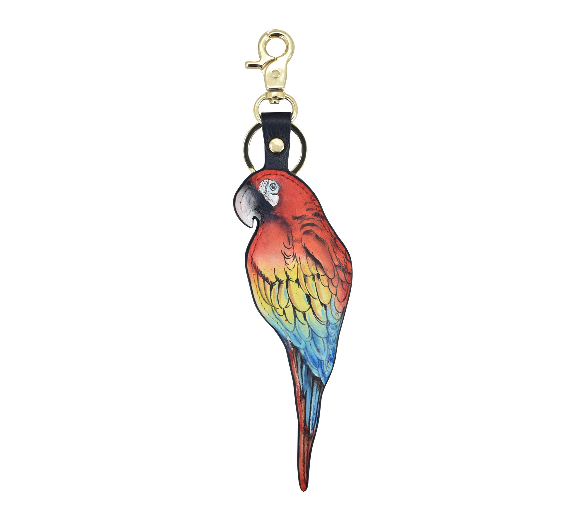 Anushcka Painted Leather Bag Charm - Keycharms