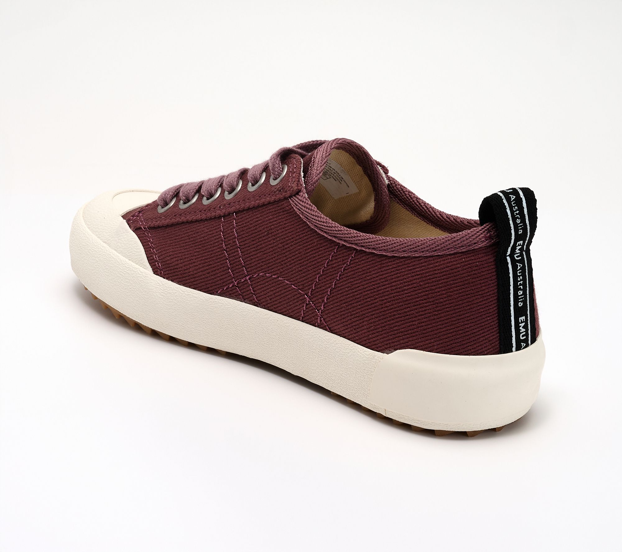 EMU Australia Canvas Lace-Up Sneakers - QVC.com