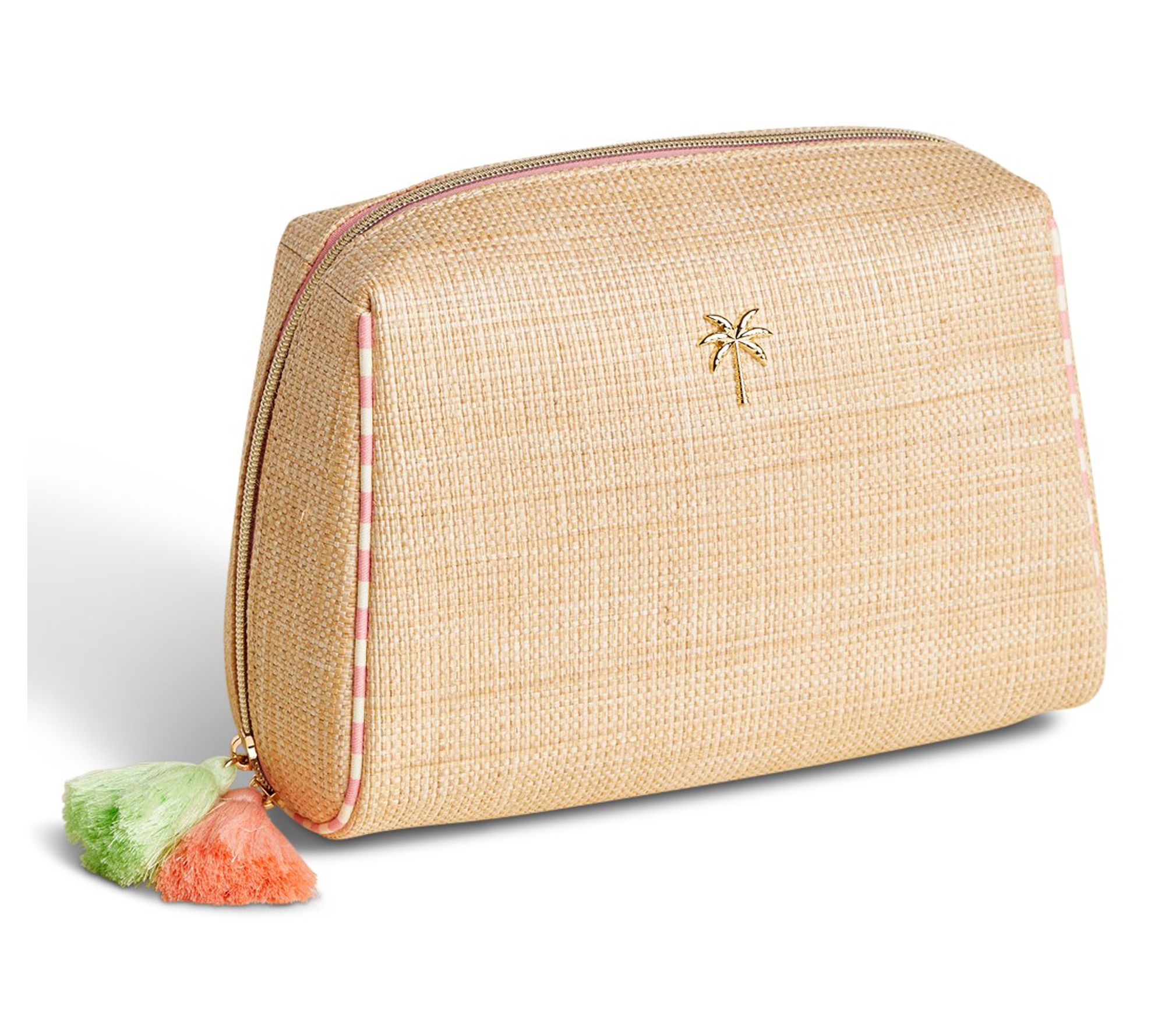 Spartina 449 Boho Large Cosmetic Pouch Palm Tree