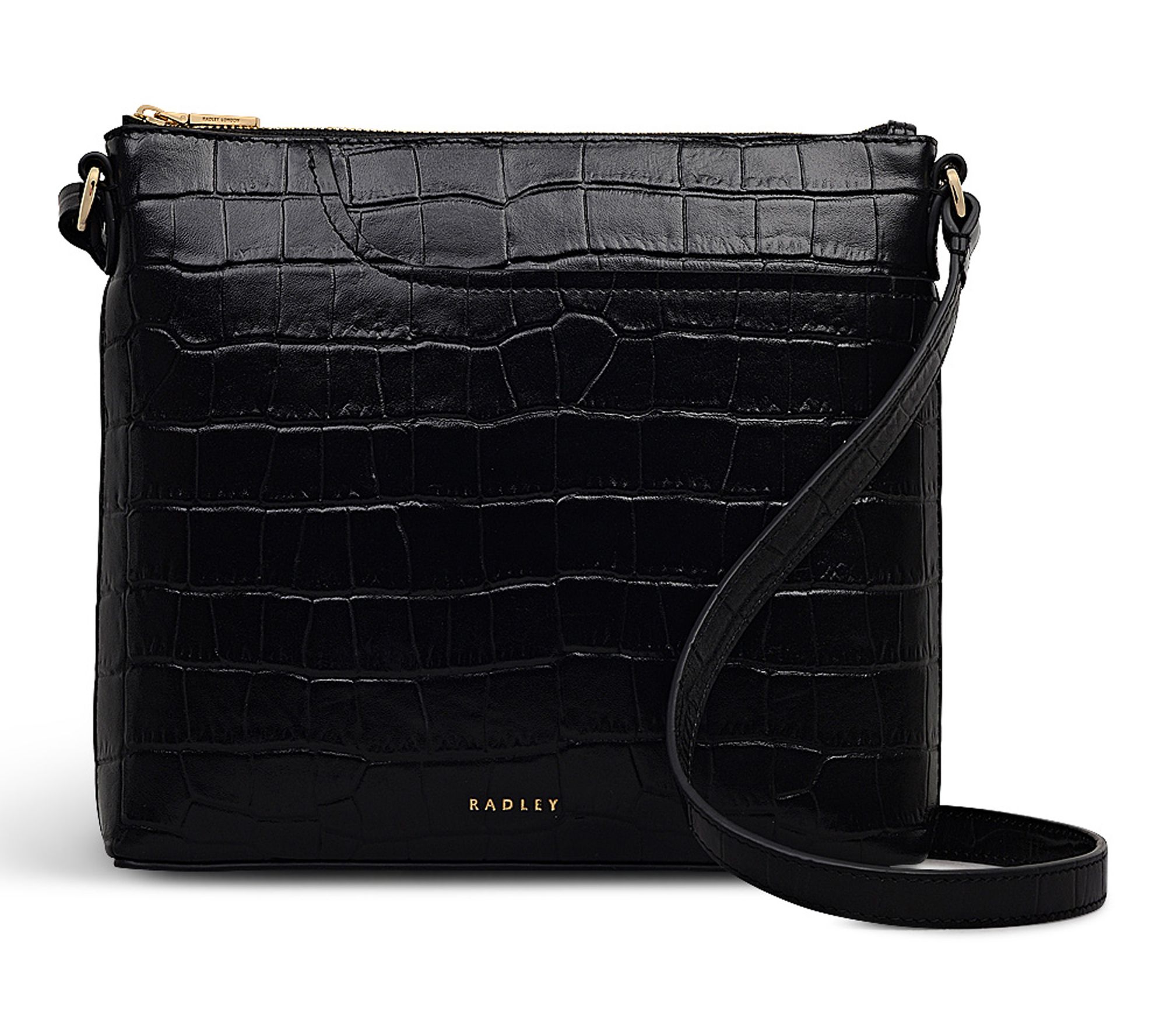 RADLEY Pockets - Faux Croc Small Zip Top Crossbody