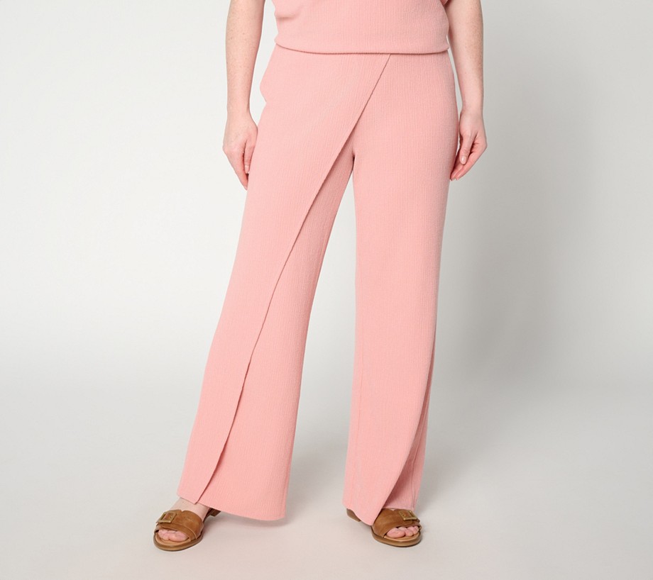 Peace Love World Boheme Regular Textured Knit Pants