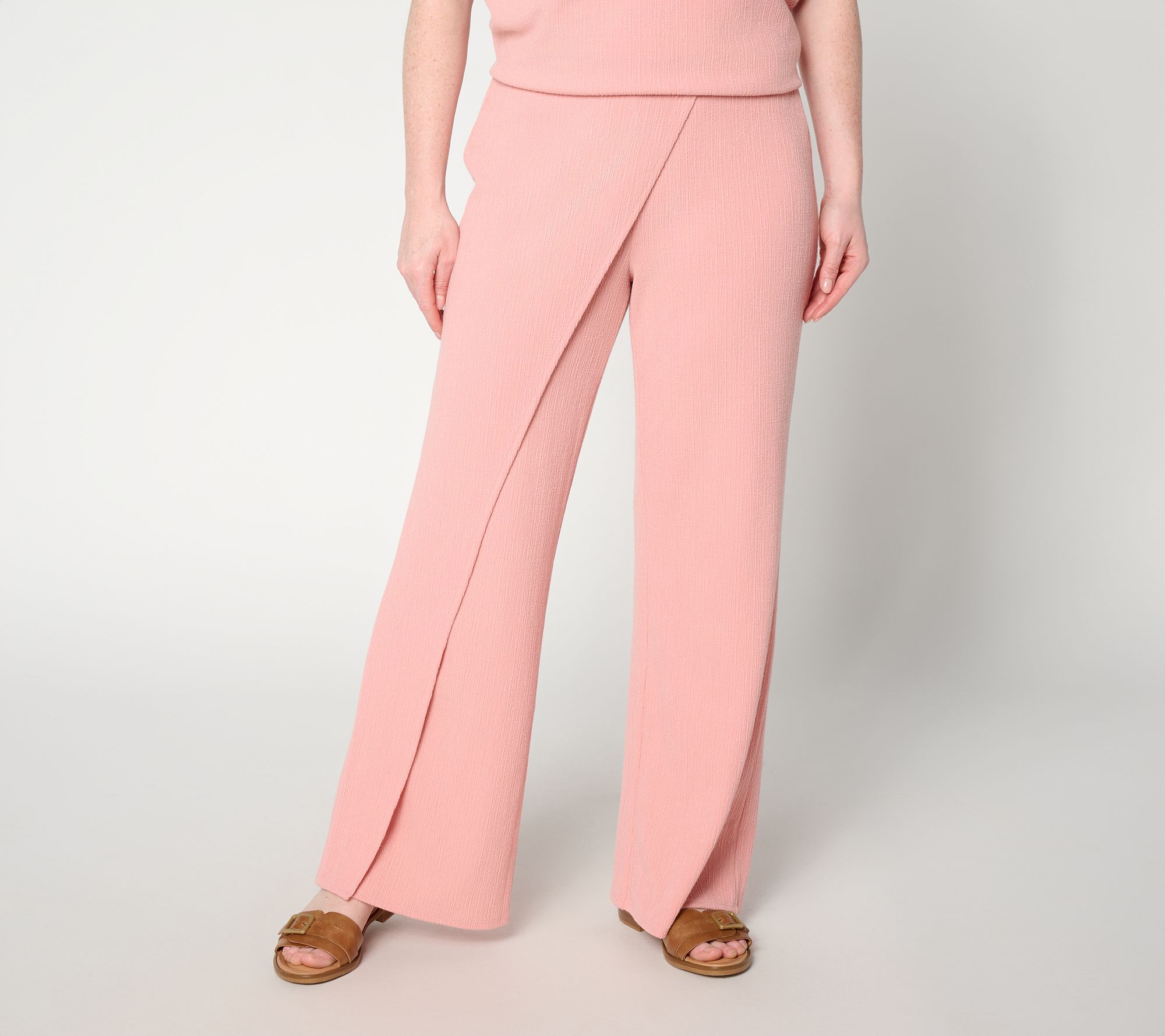 Peace Love World Boheme Regular Textured Knit Pants