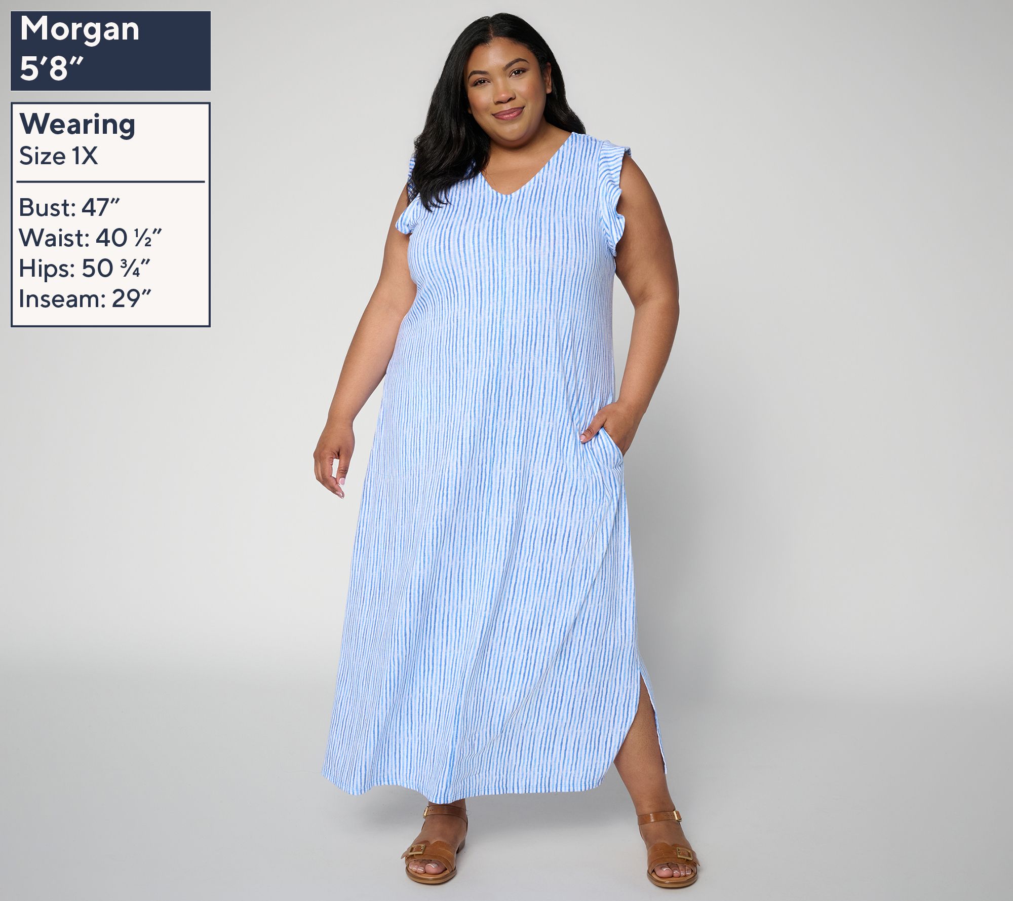 qvc denim and co maxi dress Denim & Co. Women's Dresses | Mid & Maxi Dresses