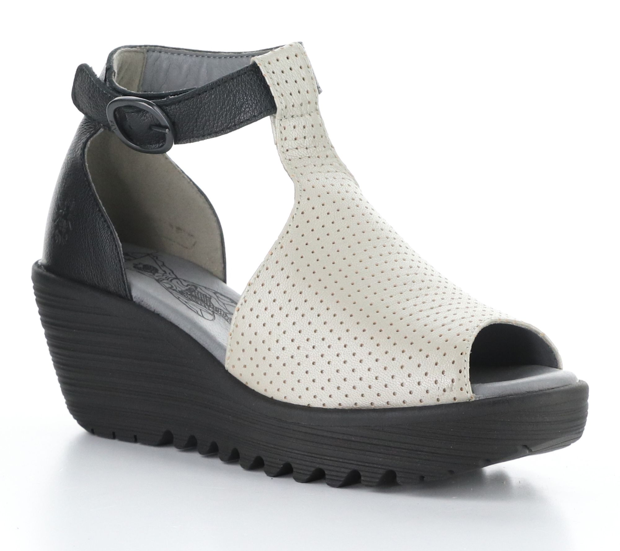 Fly London Borgogna/Mousse Leather Sandals - Lemo442Fly