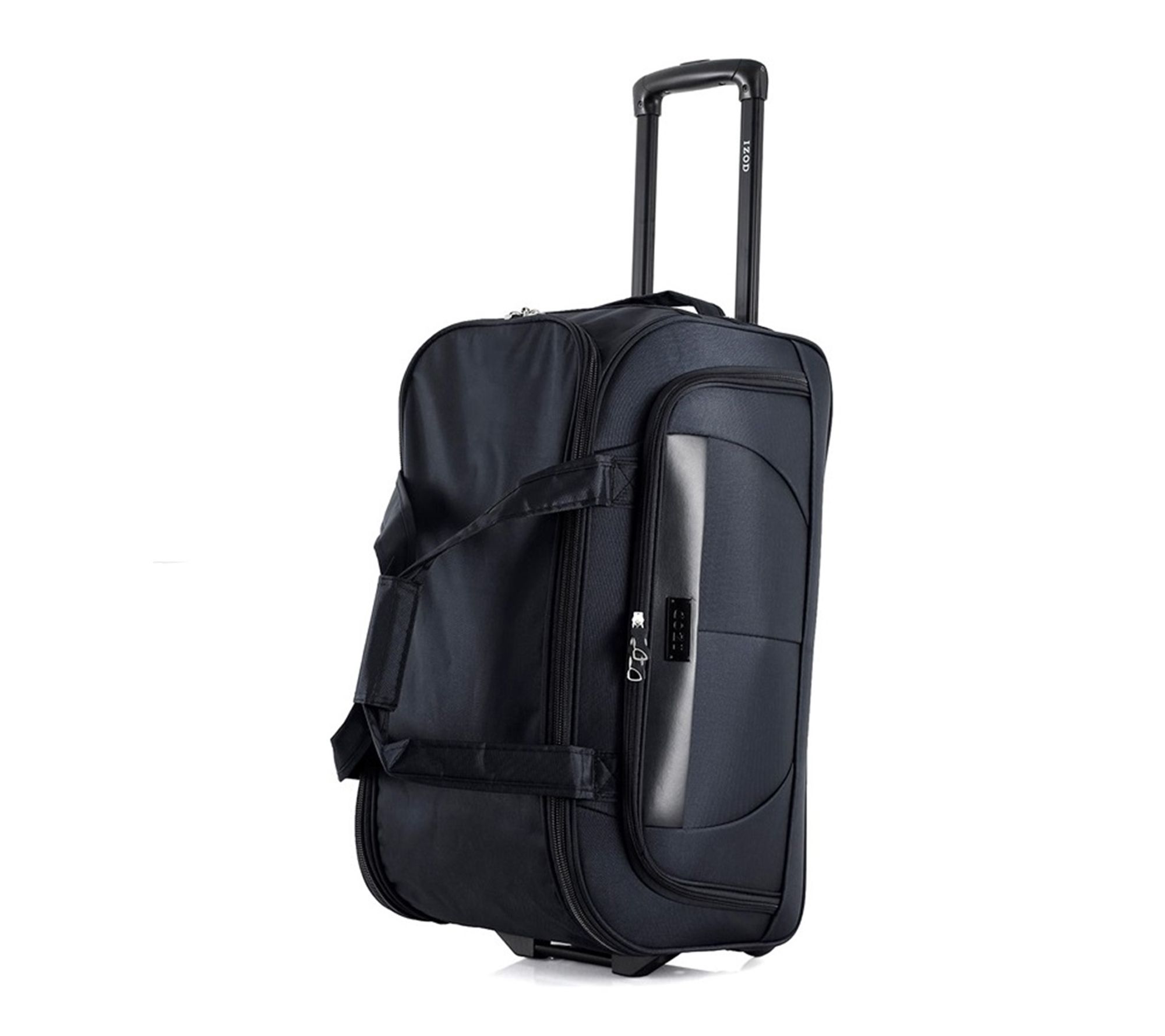 IZOD Carol 20" Lightweight Soft-Shell Rolling Duffel Bag