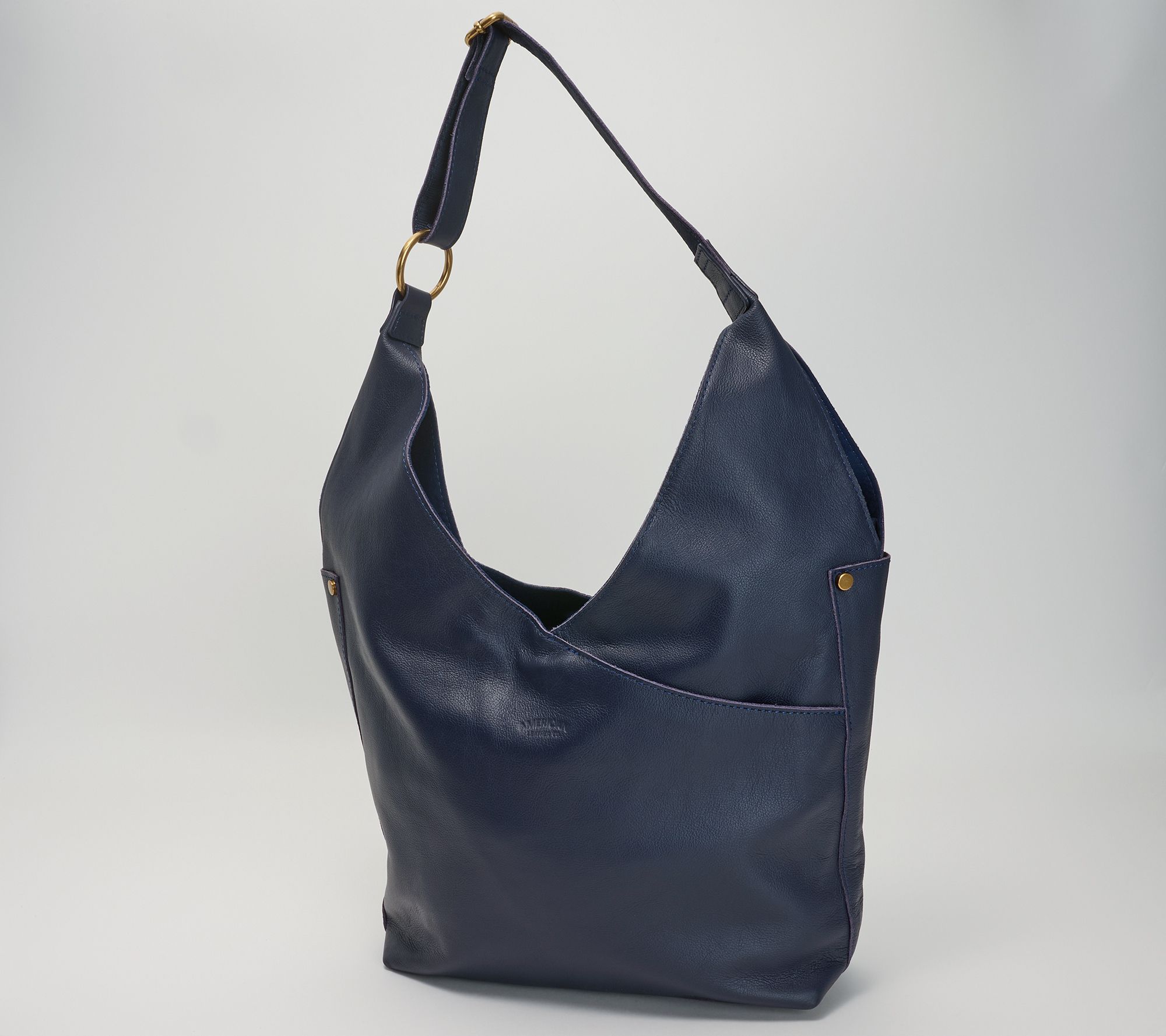 "As Is" American Leather Co. Aly Leather Strap Hobo