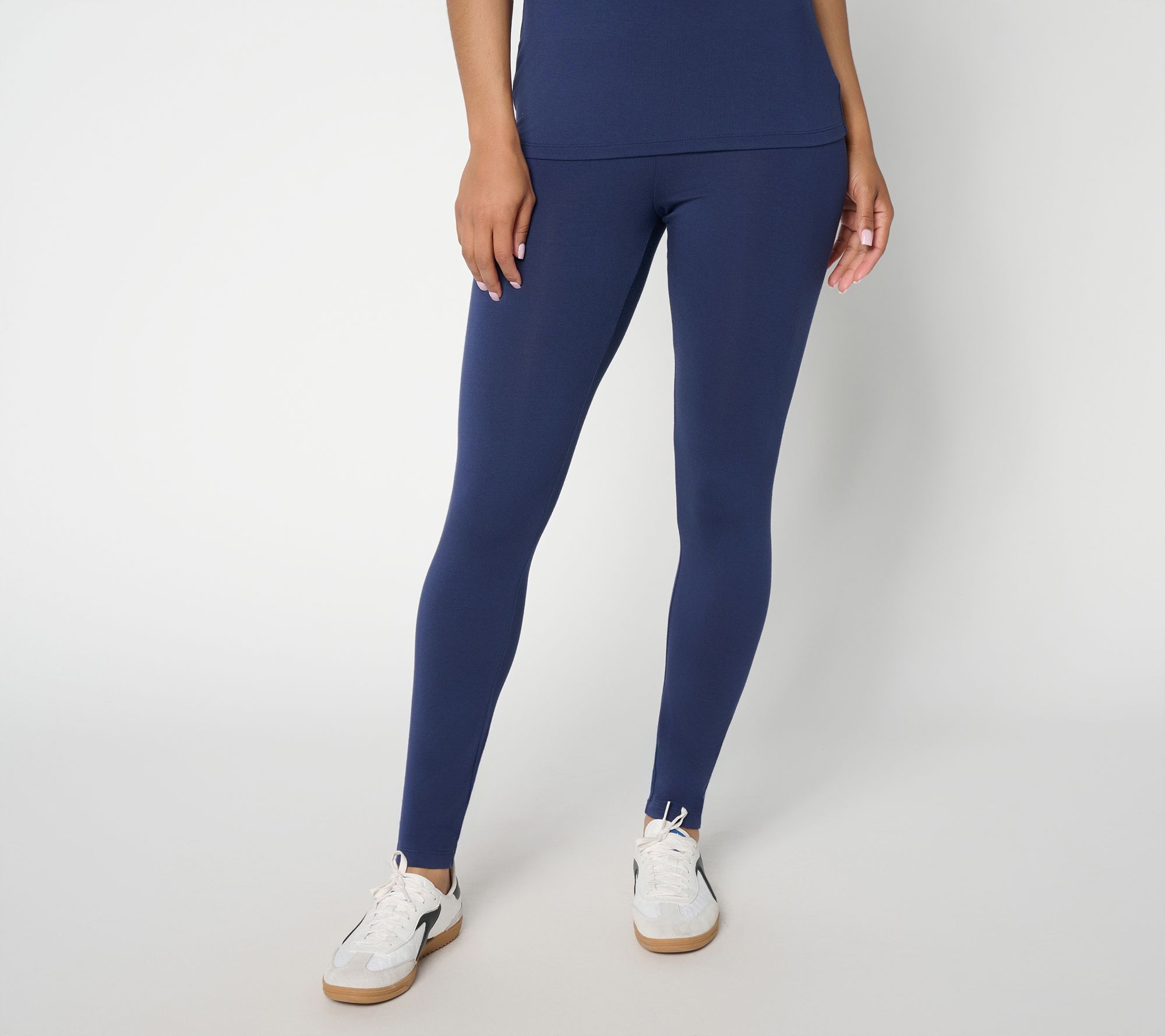 Joan Rivers Regular Butter Soft Wardrobe Builders Ankle Leggings