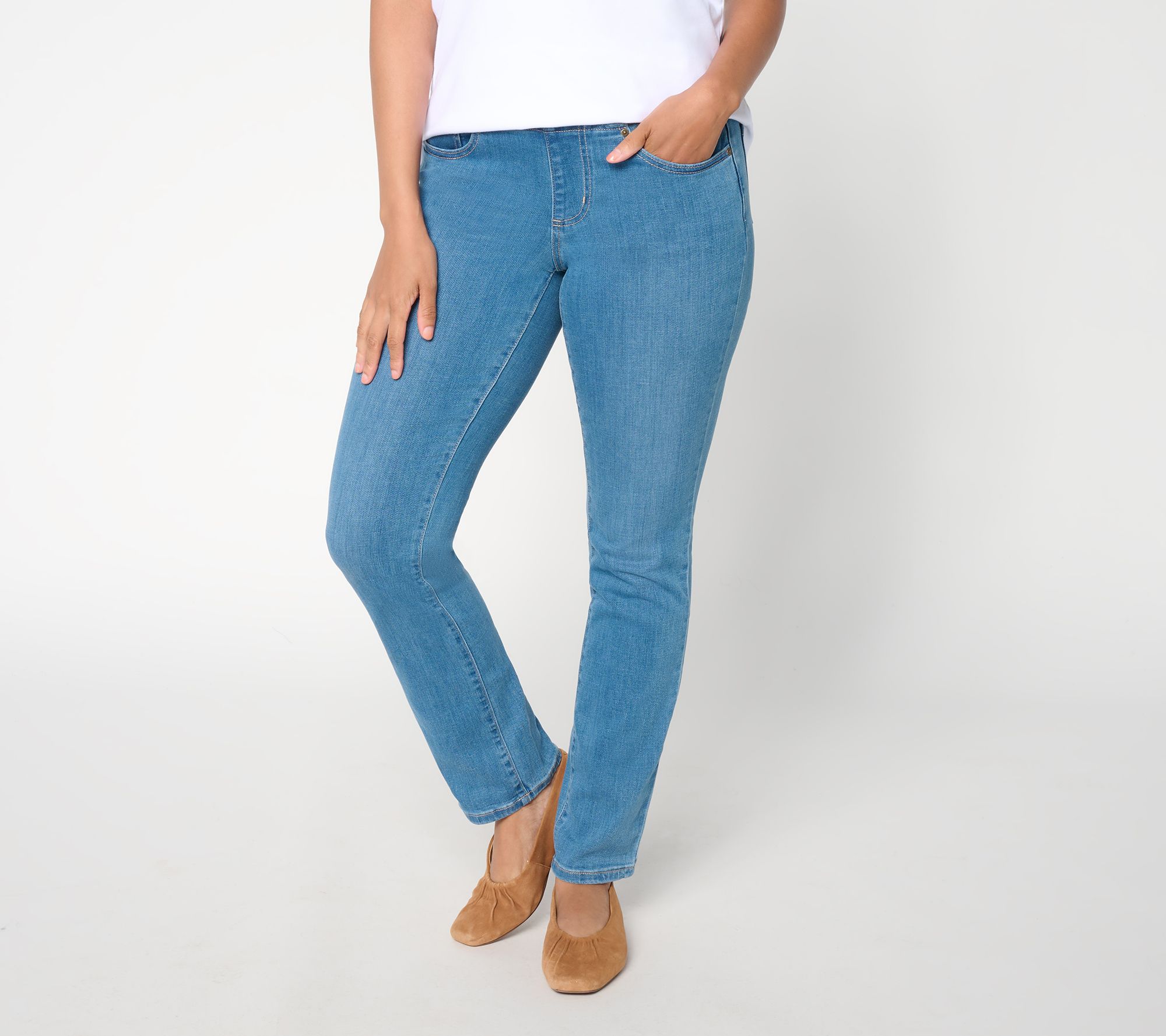 Belle by Kim Gravel Regular TripleLuxe Denim Jeans