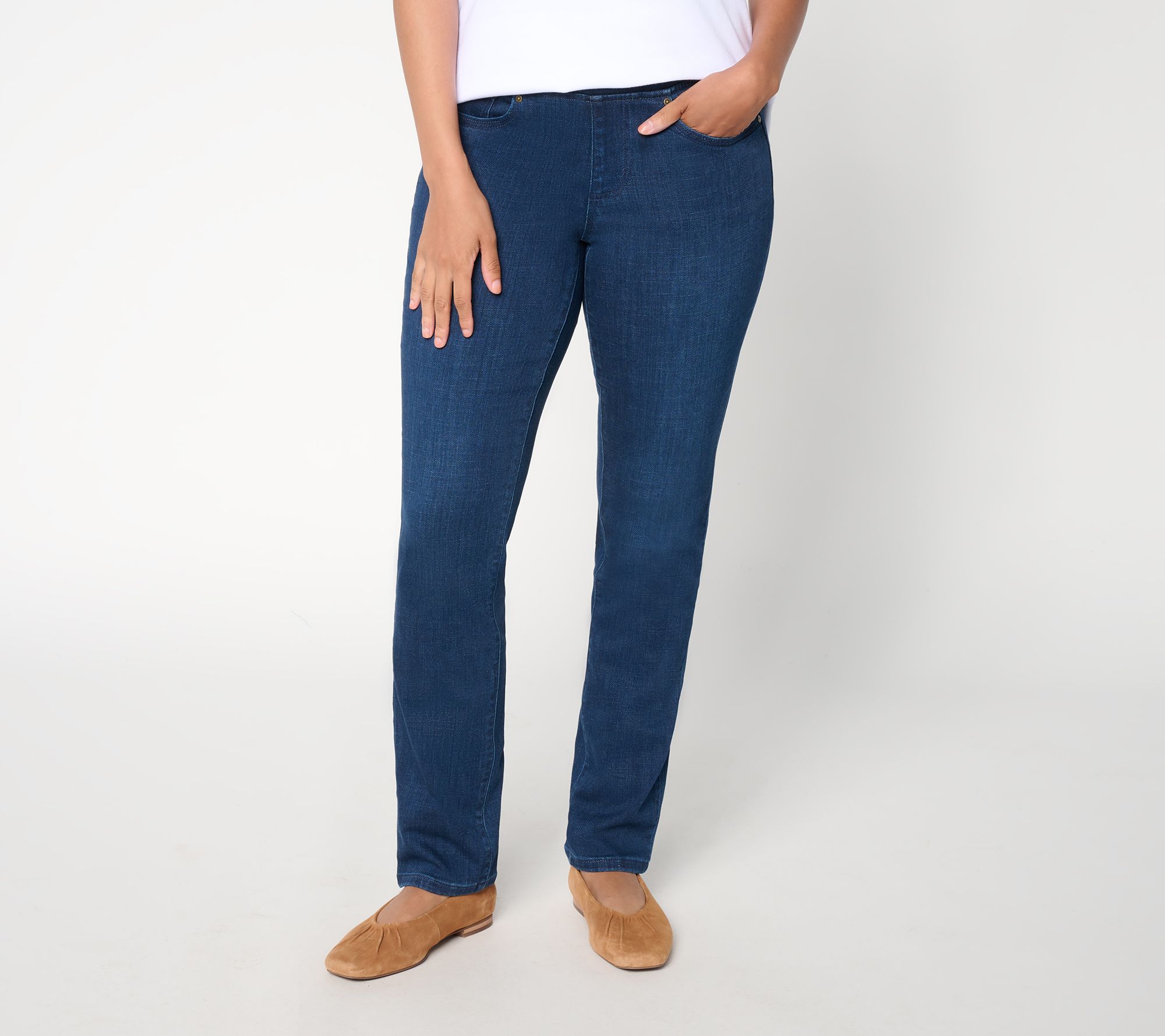 Belle by Kim Gravel Regular TripleLuxe Denim Jeans