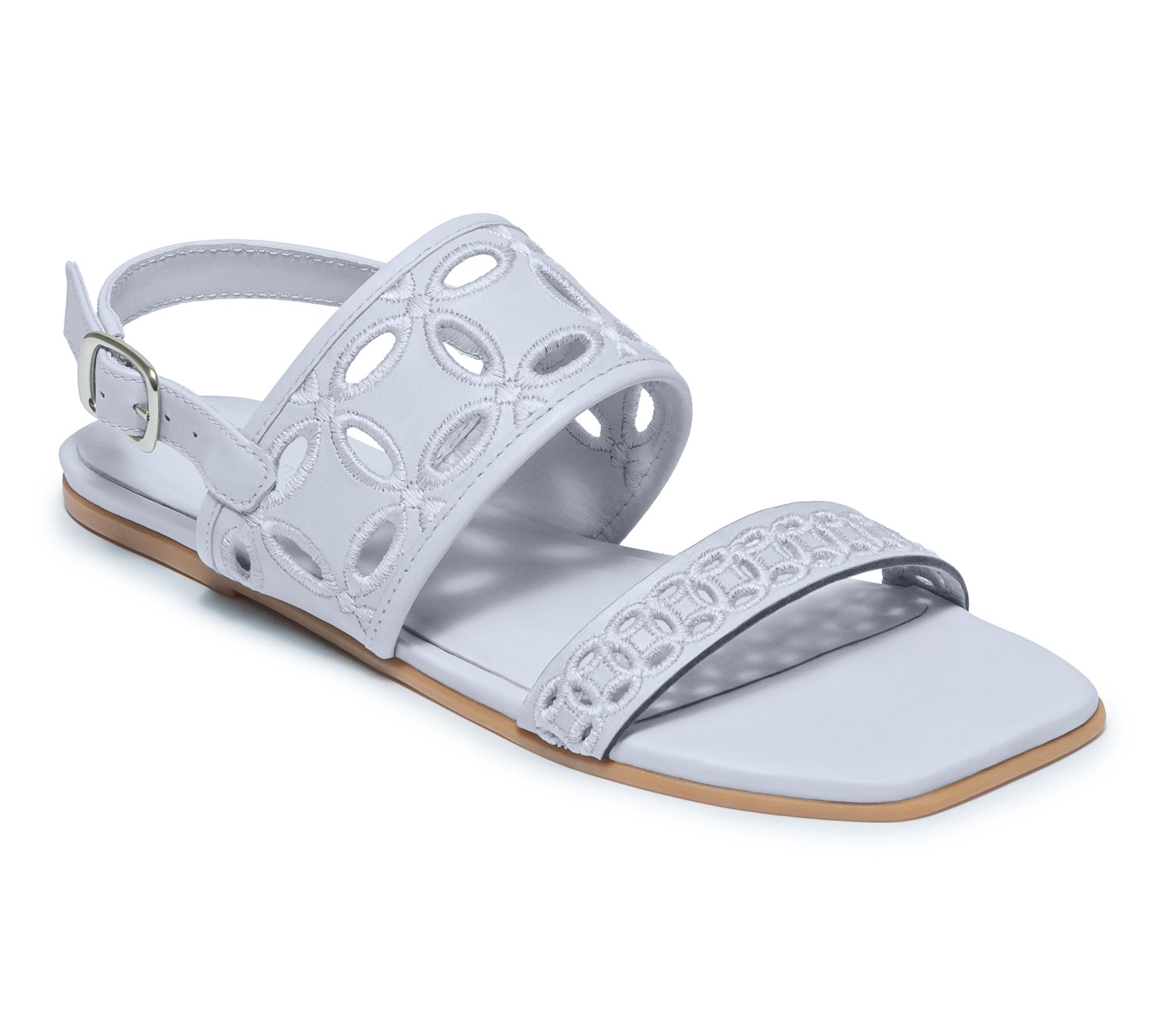 Bernardo Eyelet Leather Sandal - Orla