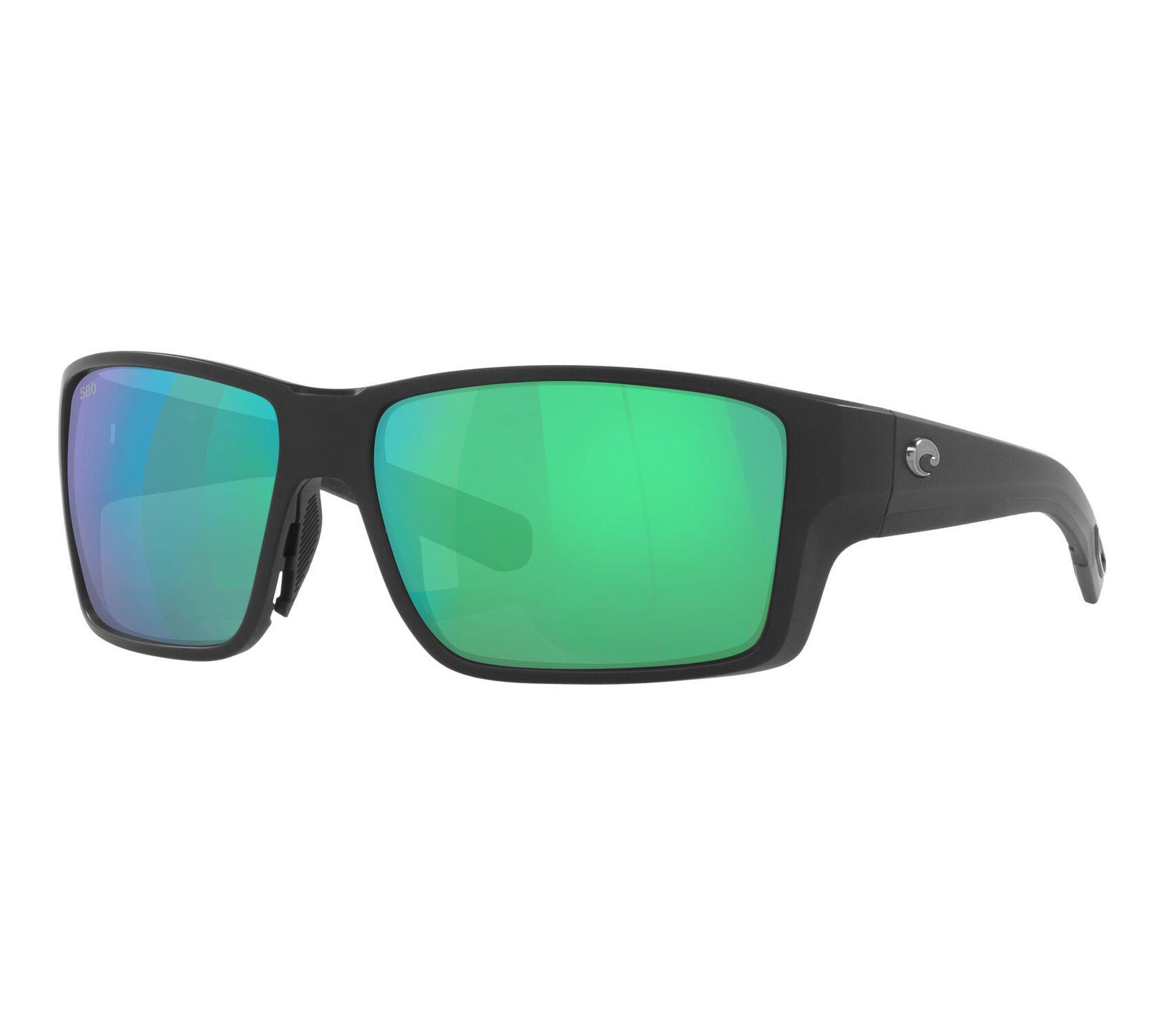 Costa Reefton Pro - Matte Black/Green Mirror Polarized